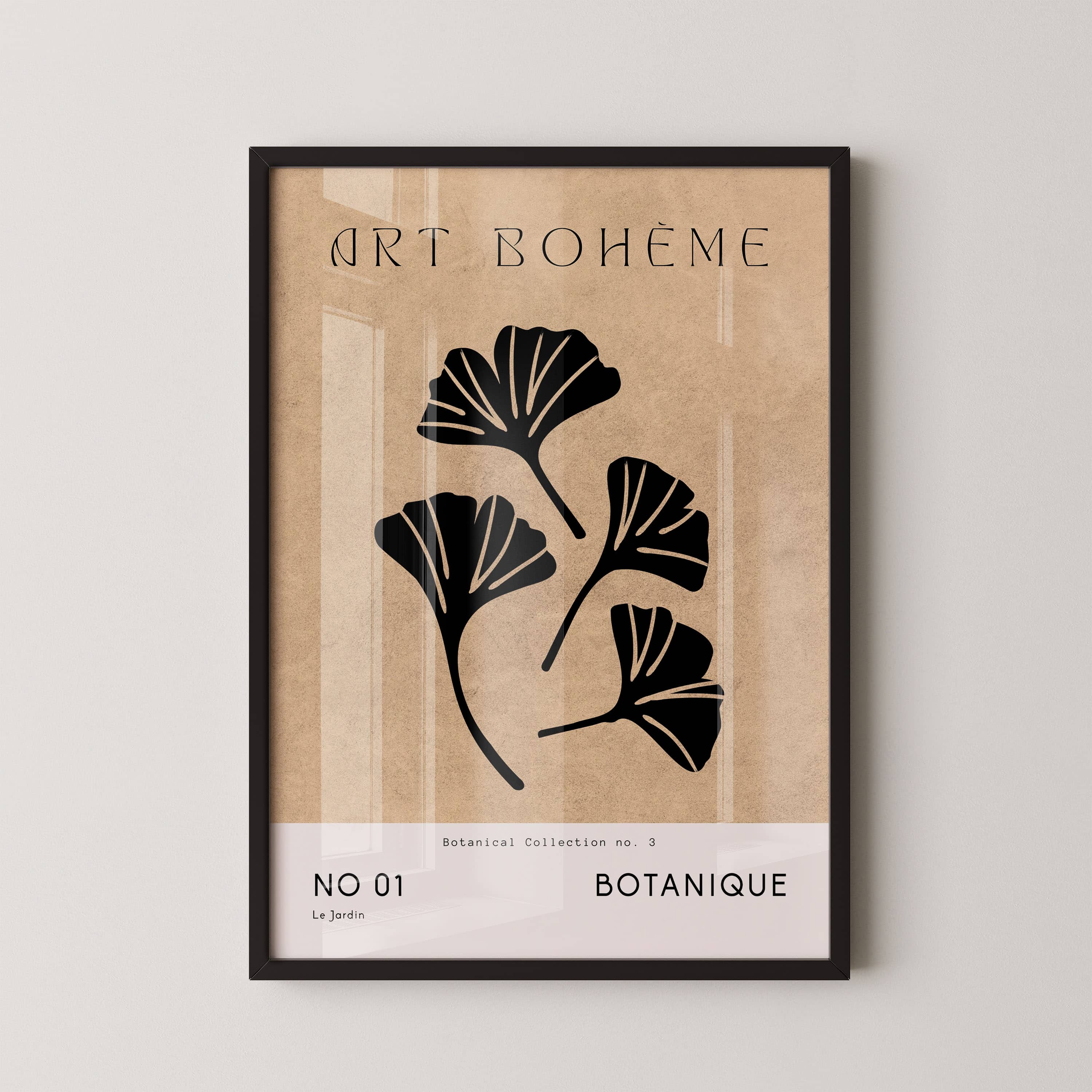 Ginkgo Botanical Silhouette
