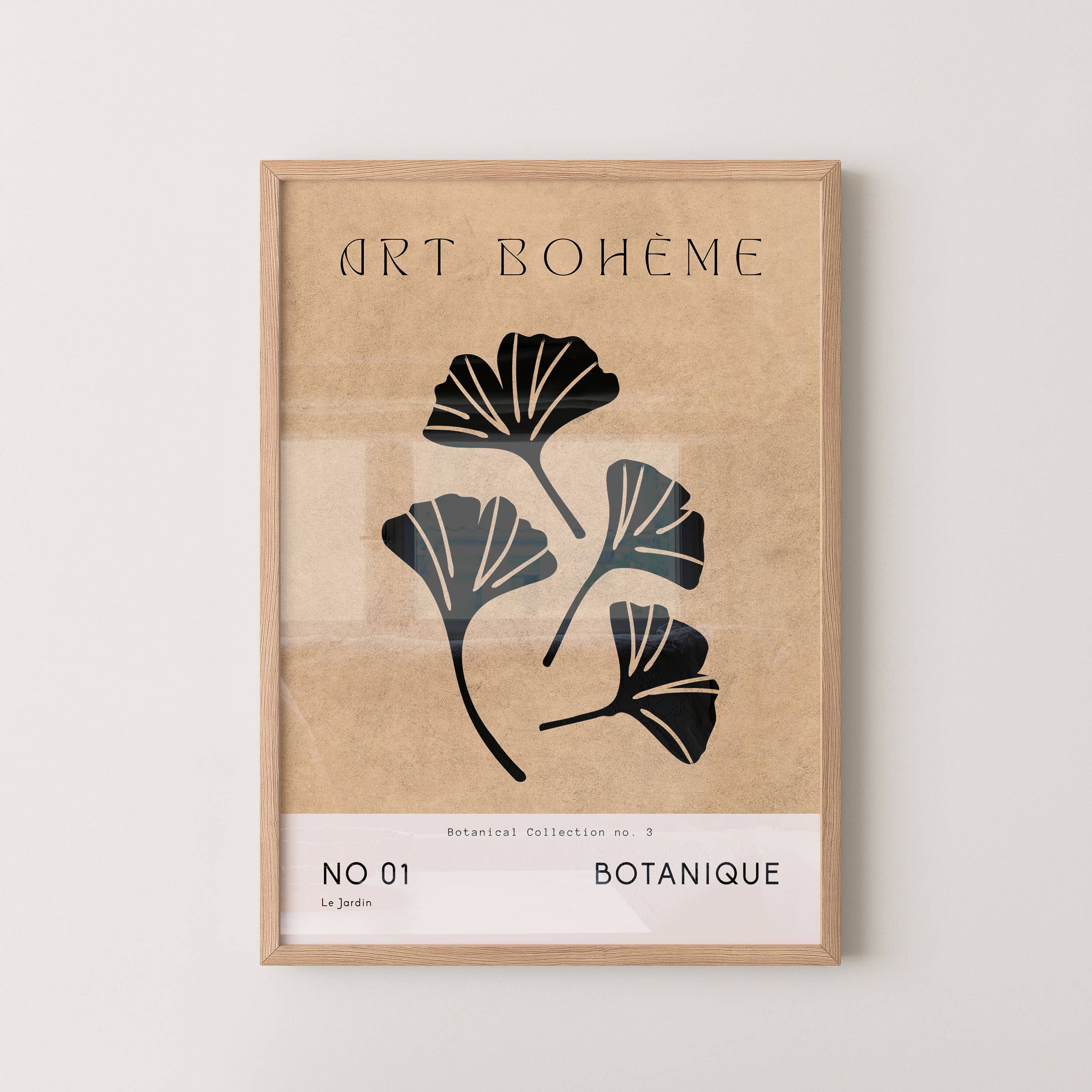Ginkgo Botanical Silhouette
