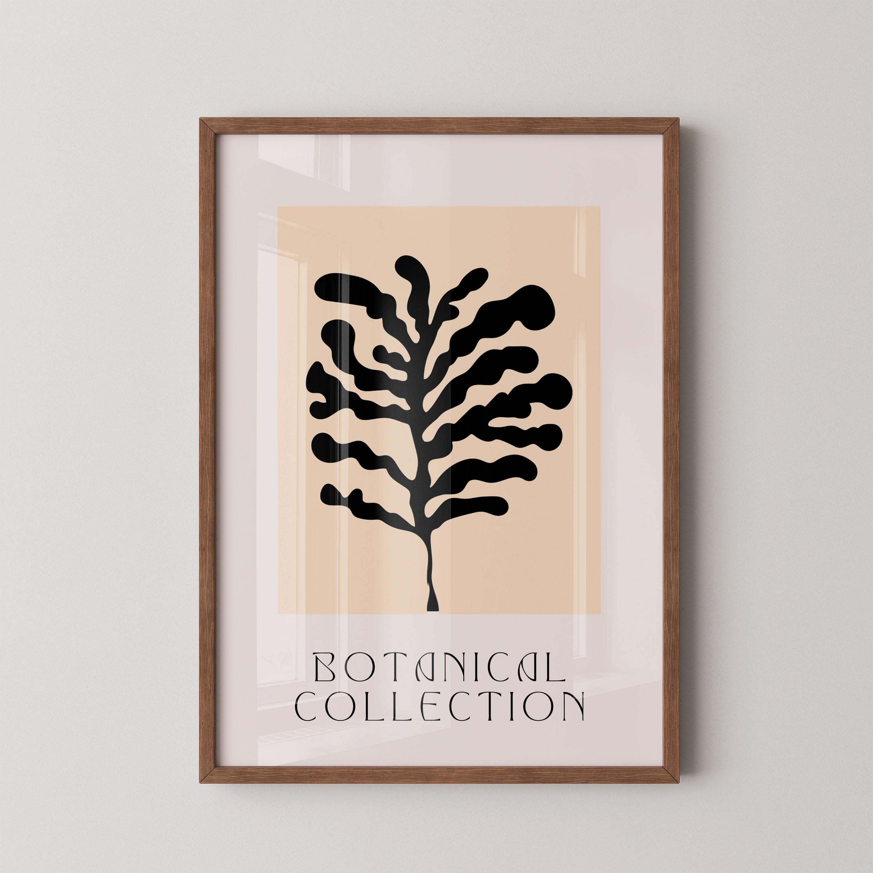 Abstract Botanical Branch