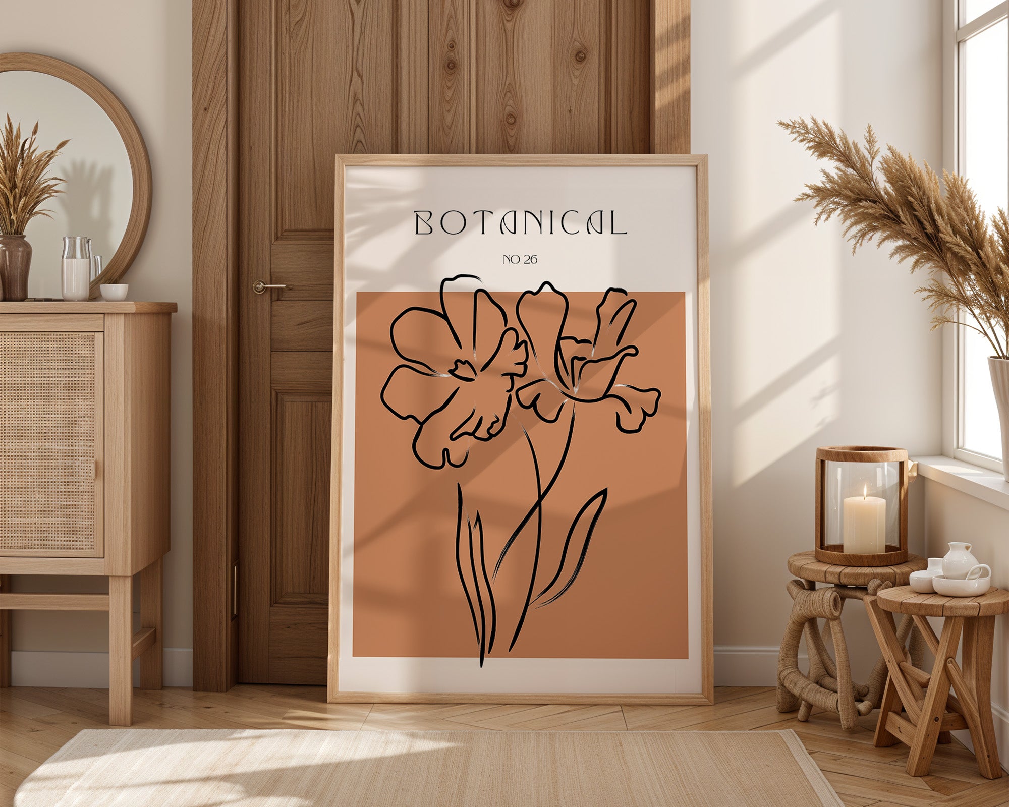 Botanical Line Bloom