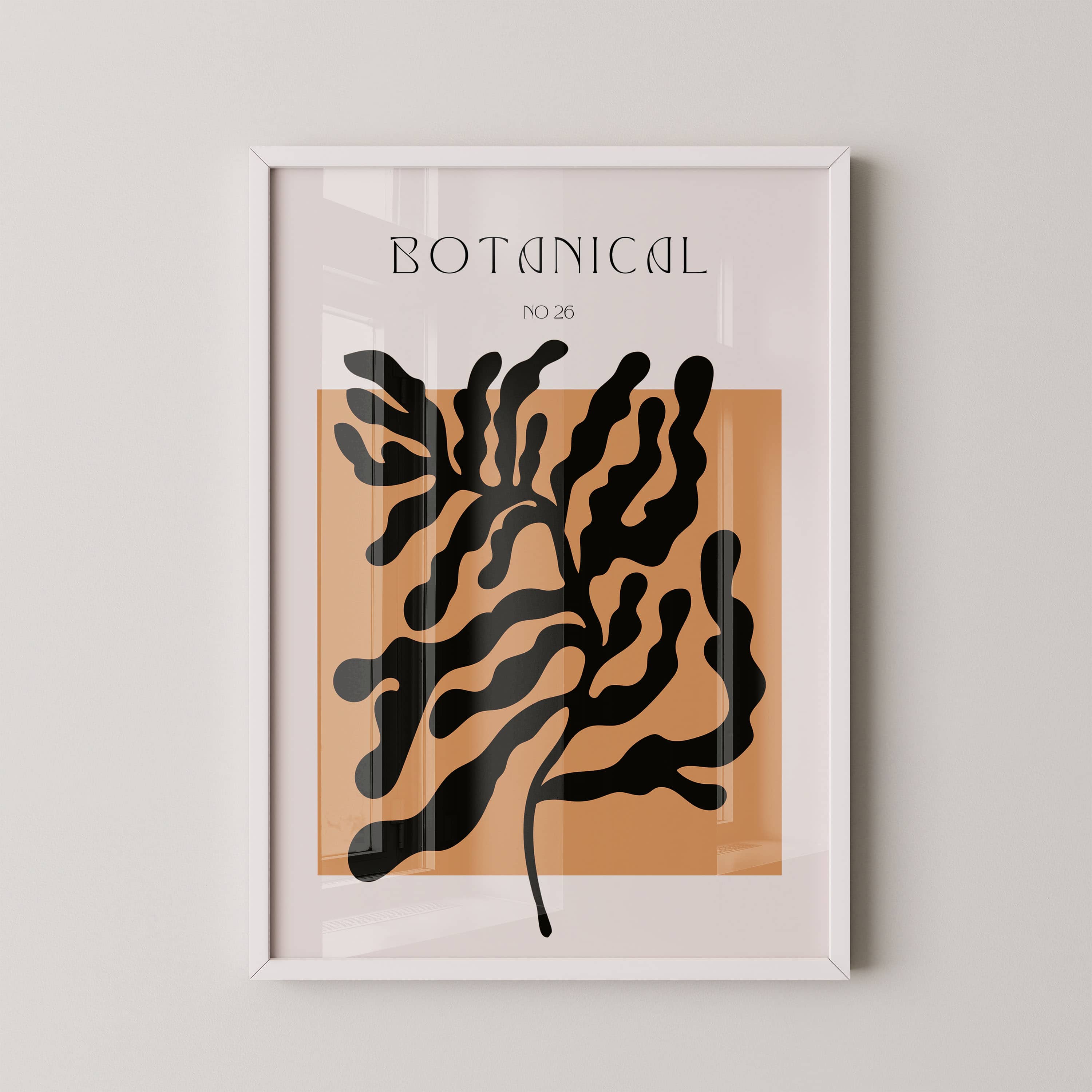 Botanical Abstract Leaf