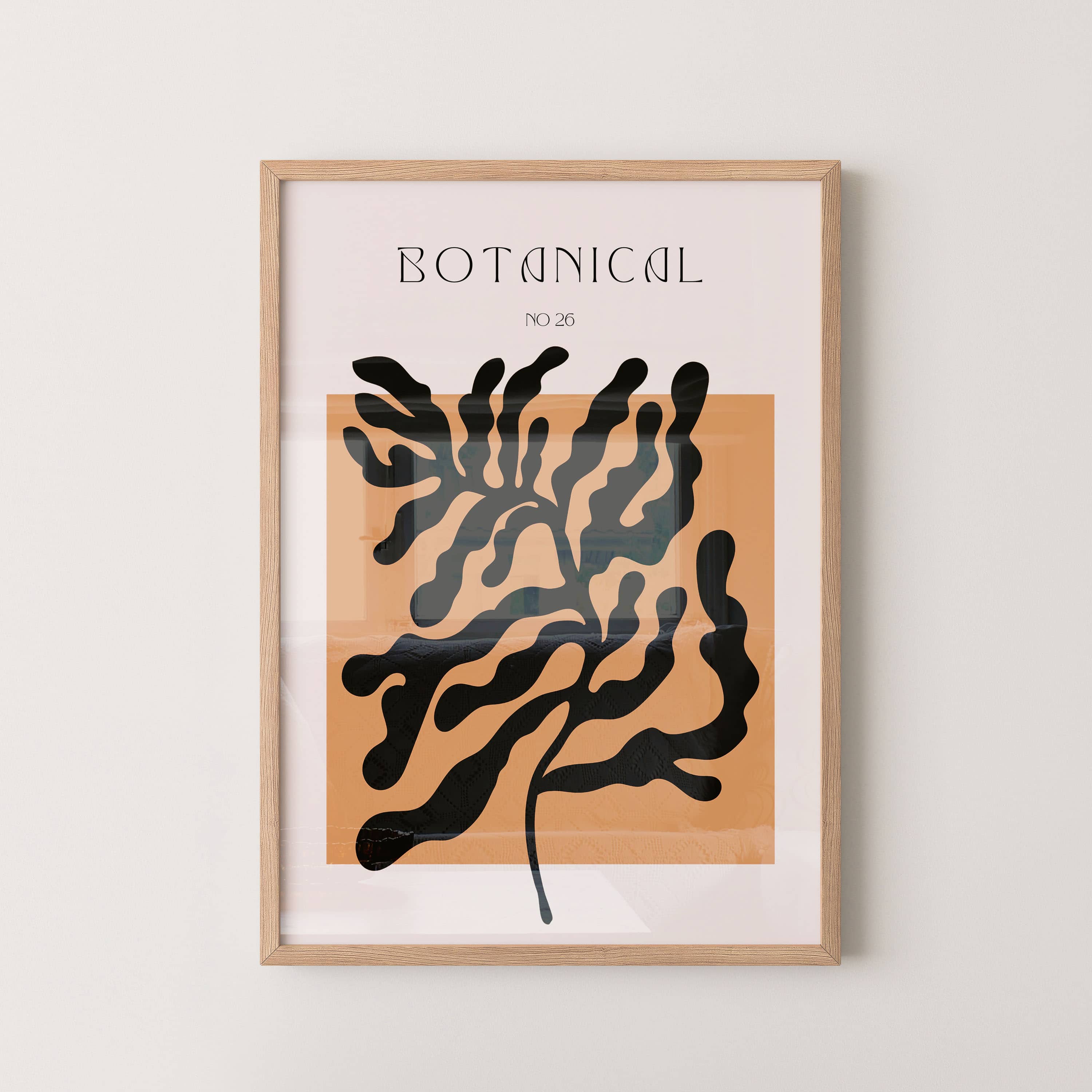 Botanical Abstract Leaf