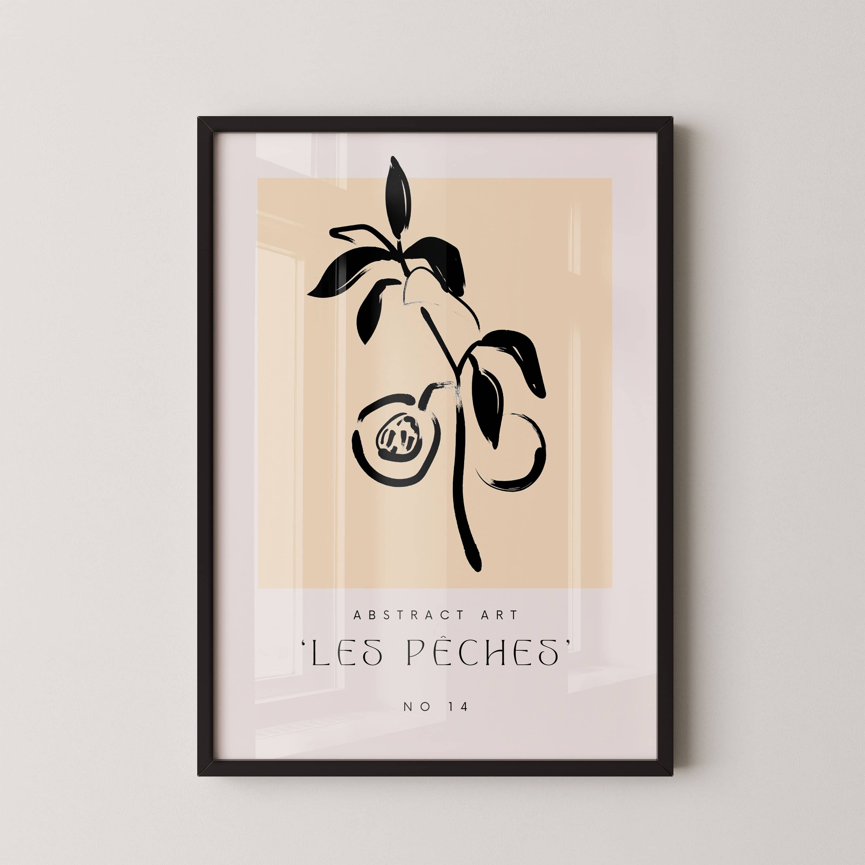 Peach Botanical Sketch