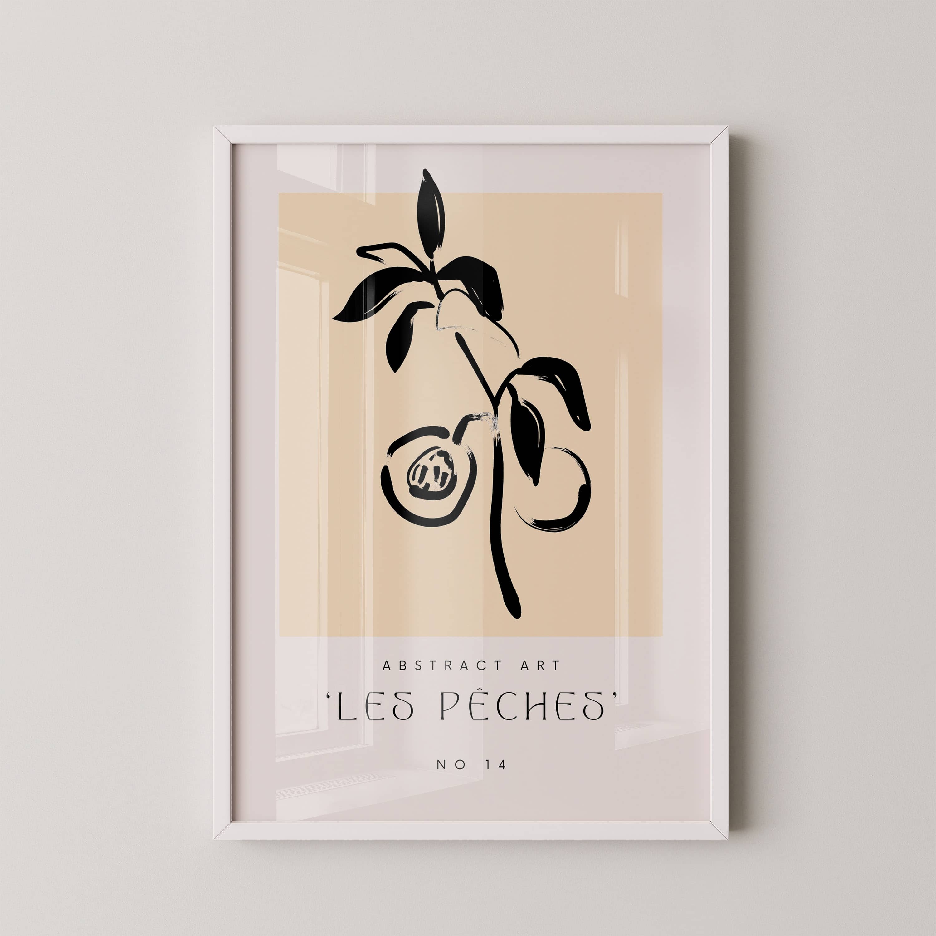 Peach Botanical Sketch