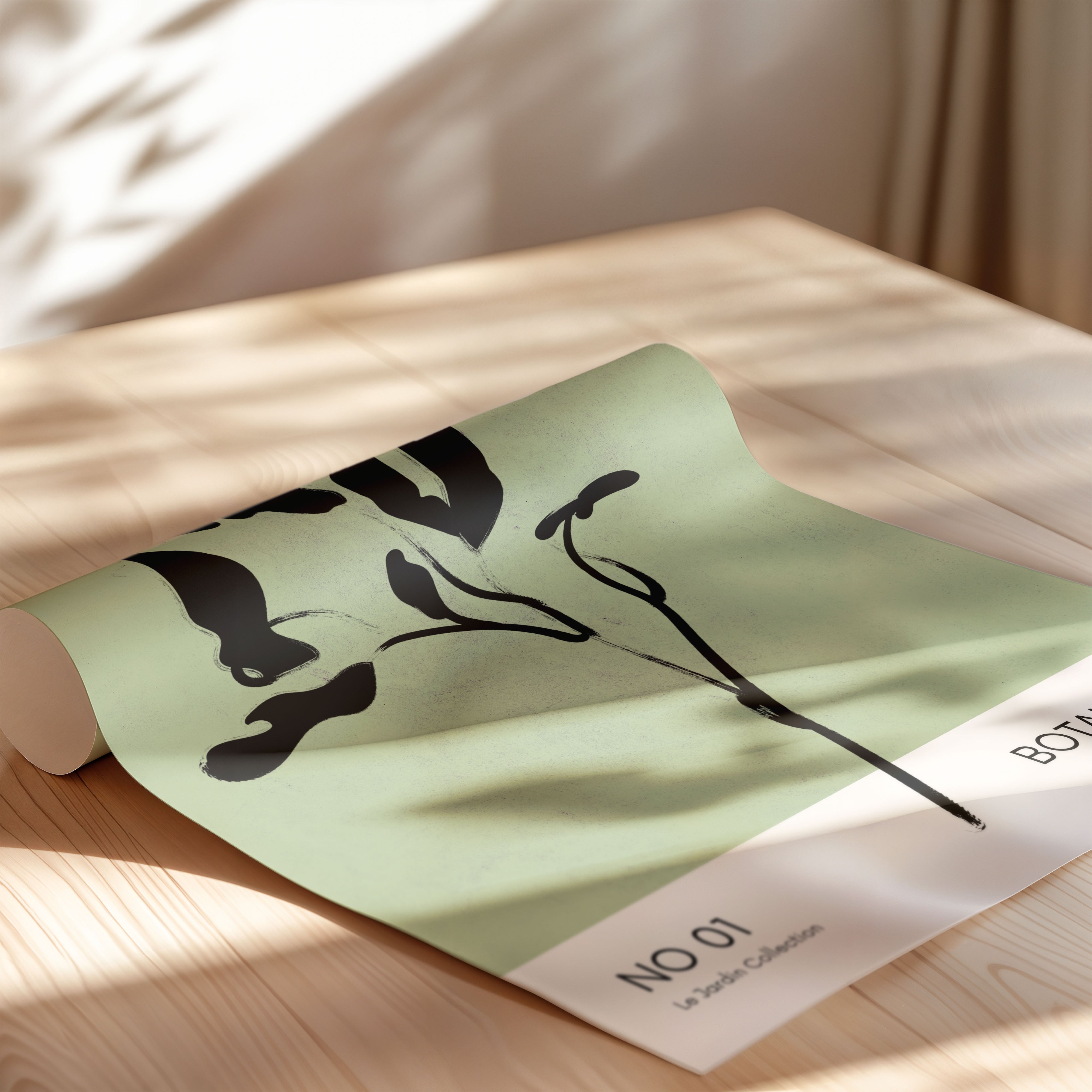 Botanical Green Sketch