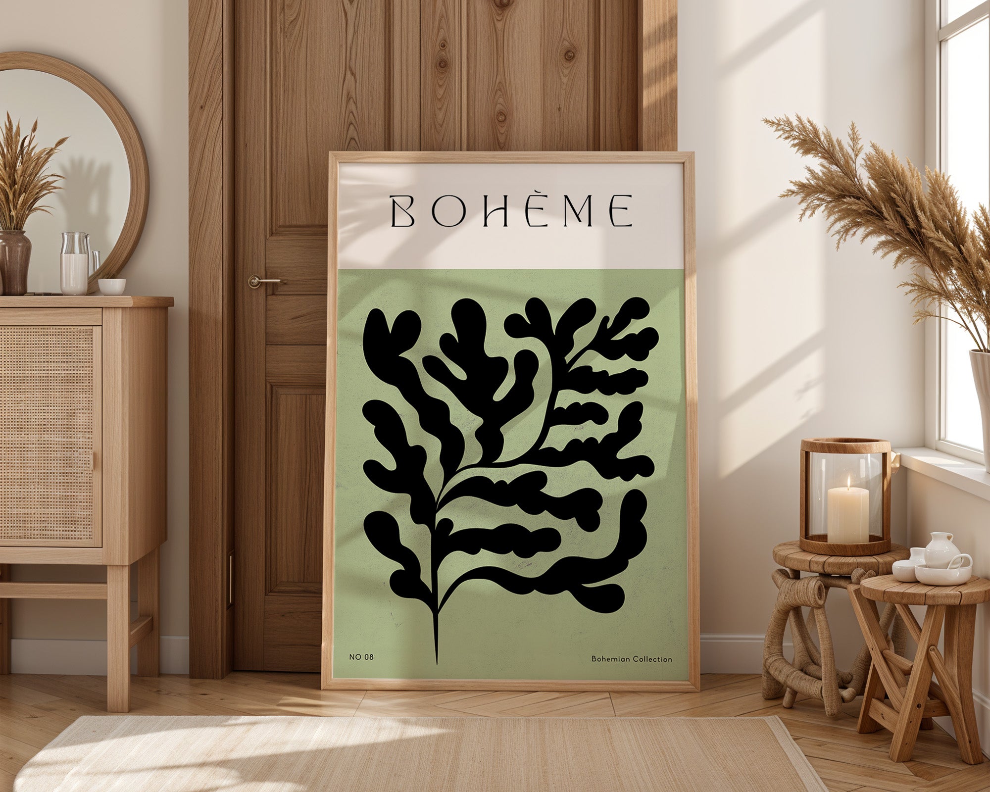 Organic Leaf Silhouette