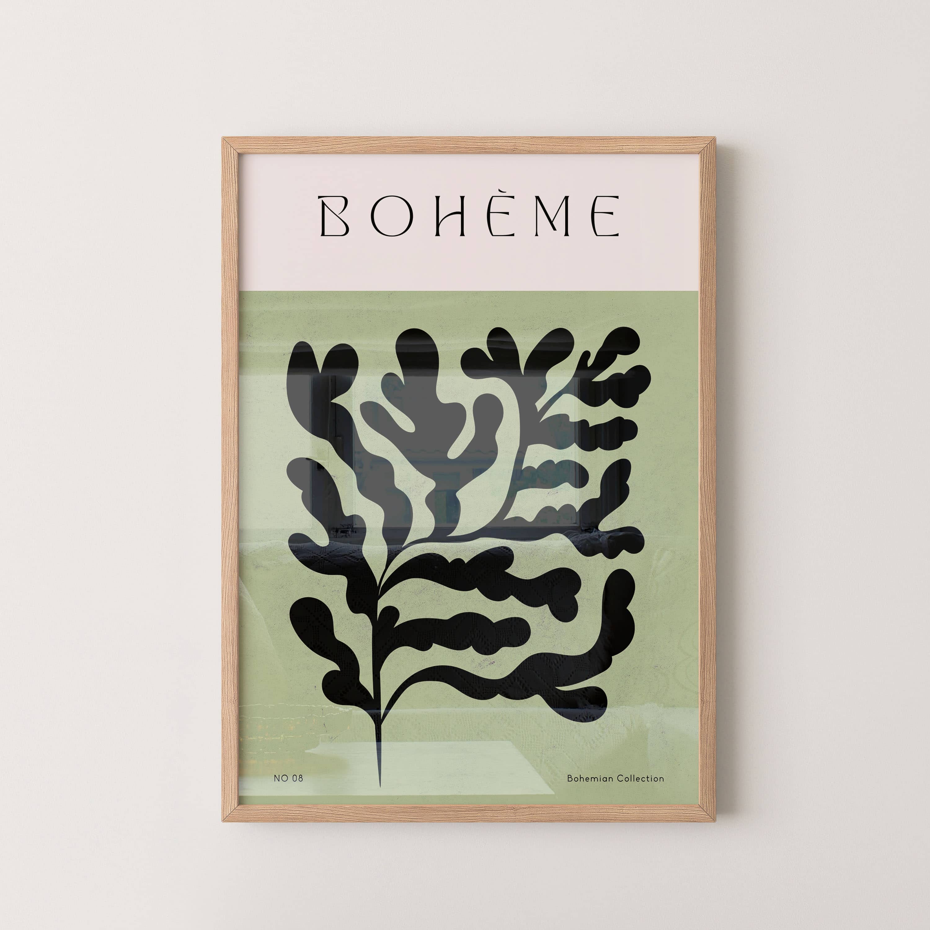 Organic Leaf Silhouette