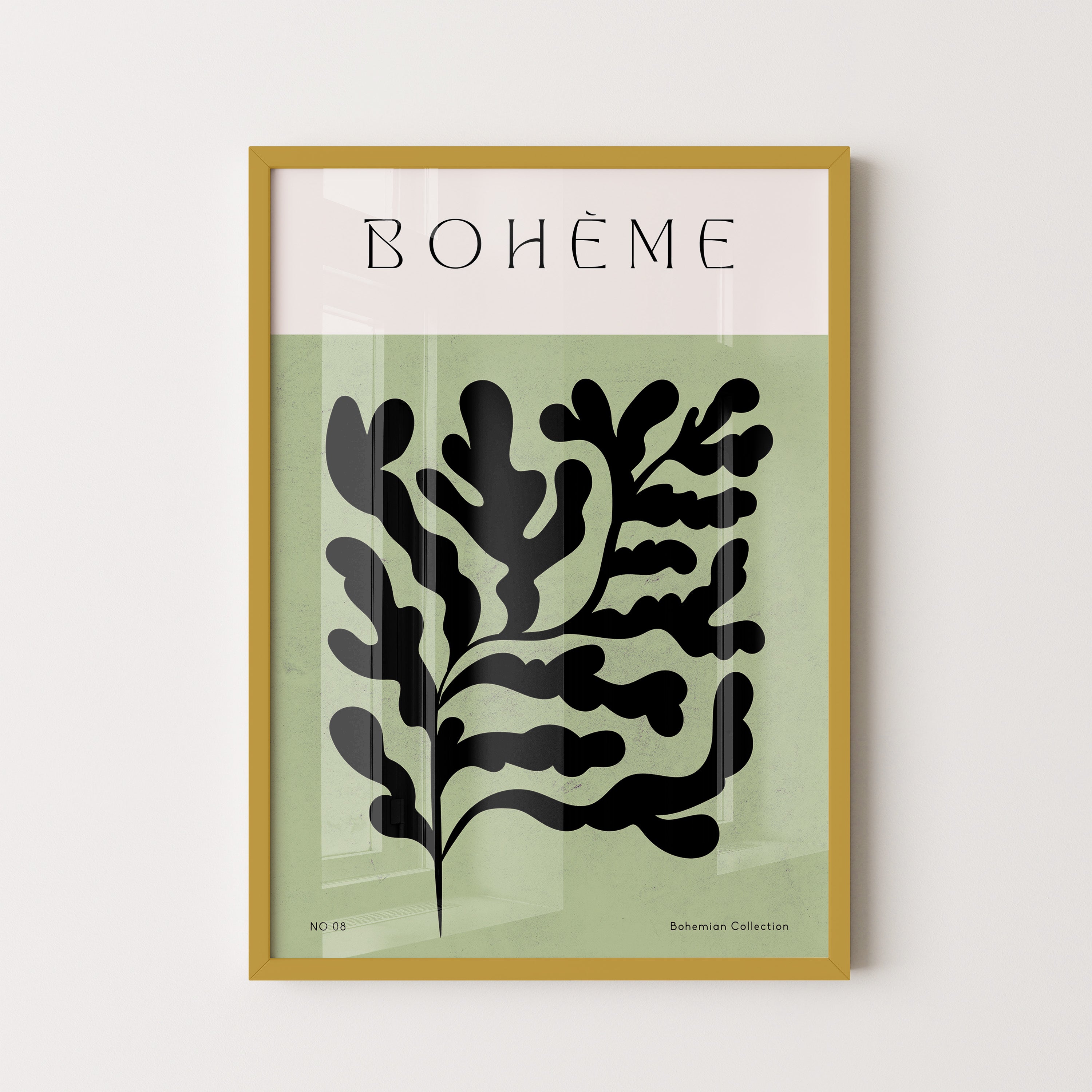 Organic Leaf Silhouette