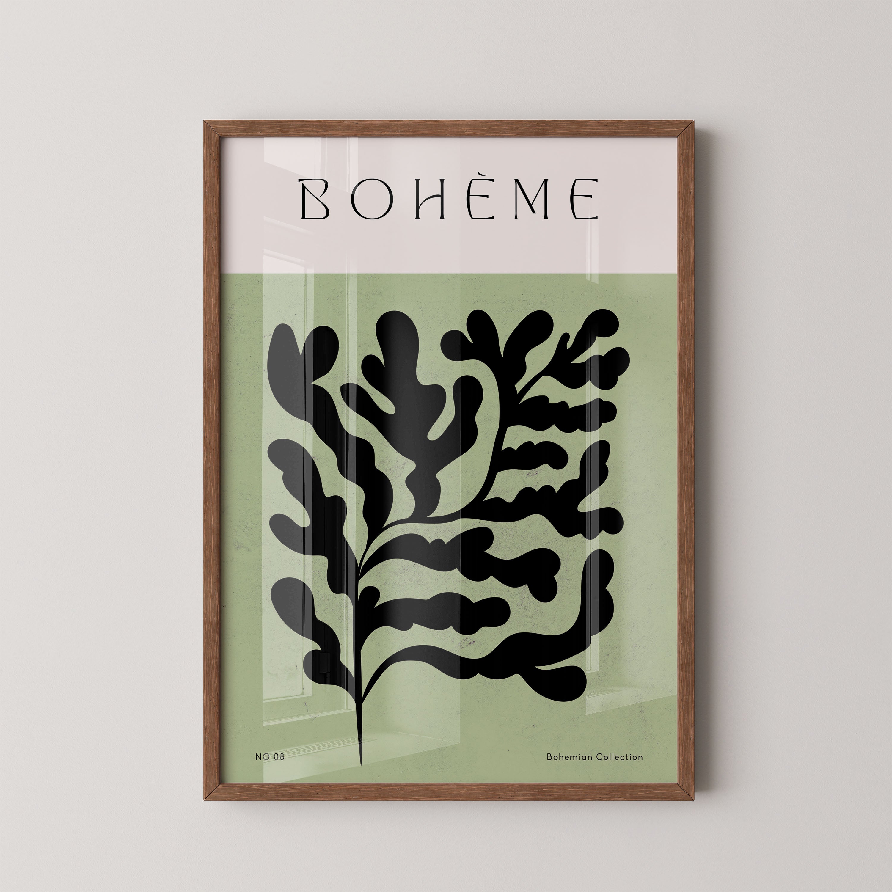 Organic Leaf Silhouette