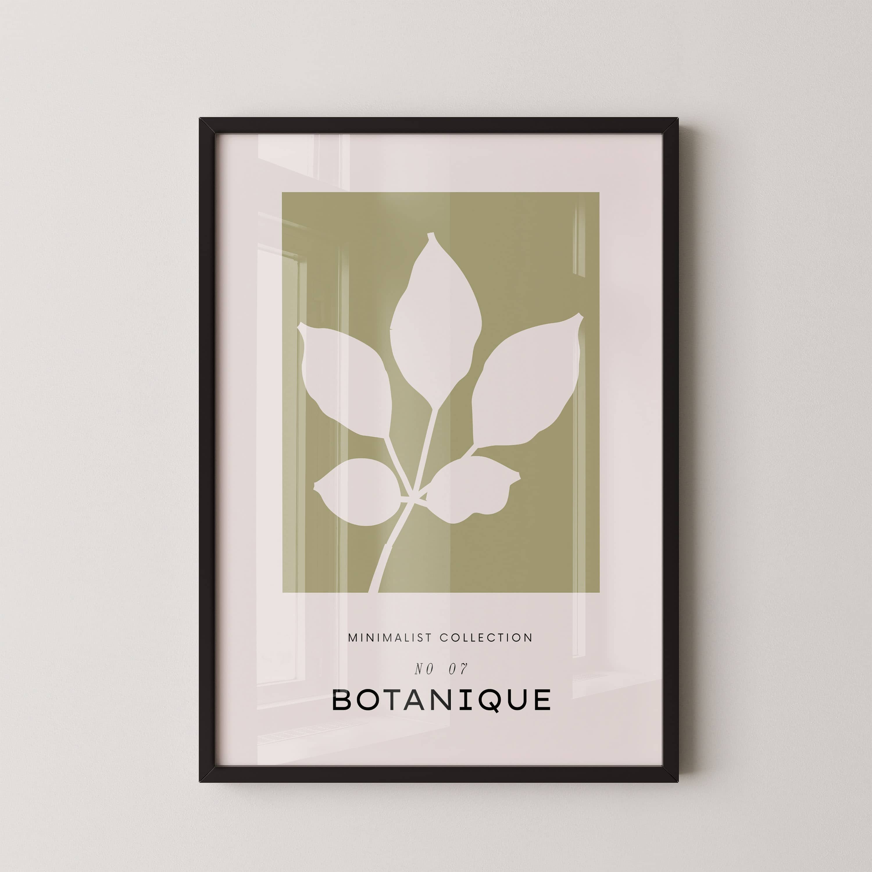 Botanical Leaf Silhouette