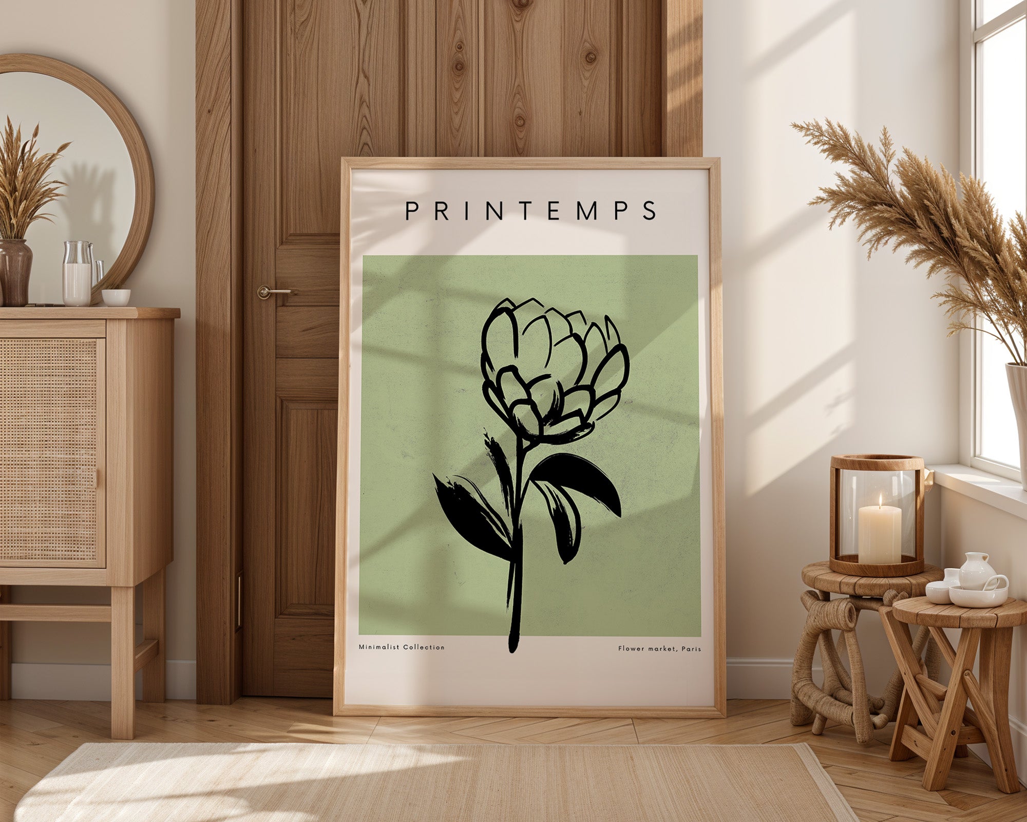 Spring Bloom Silhouette