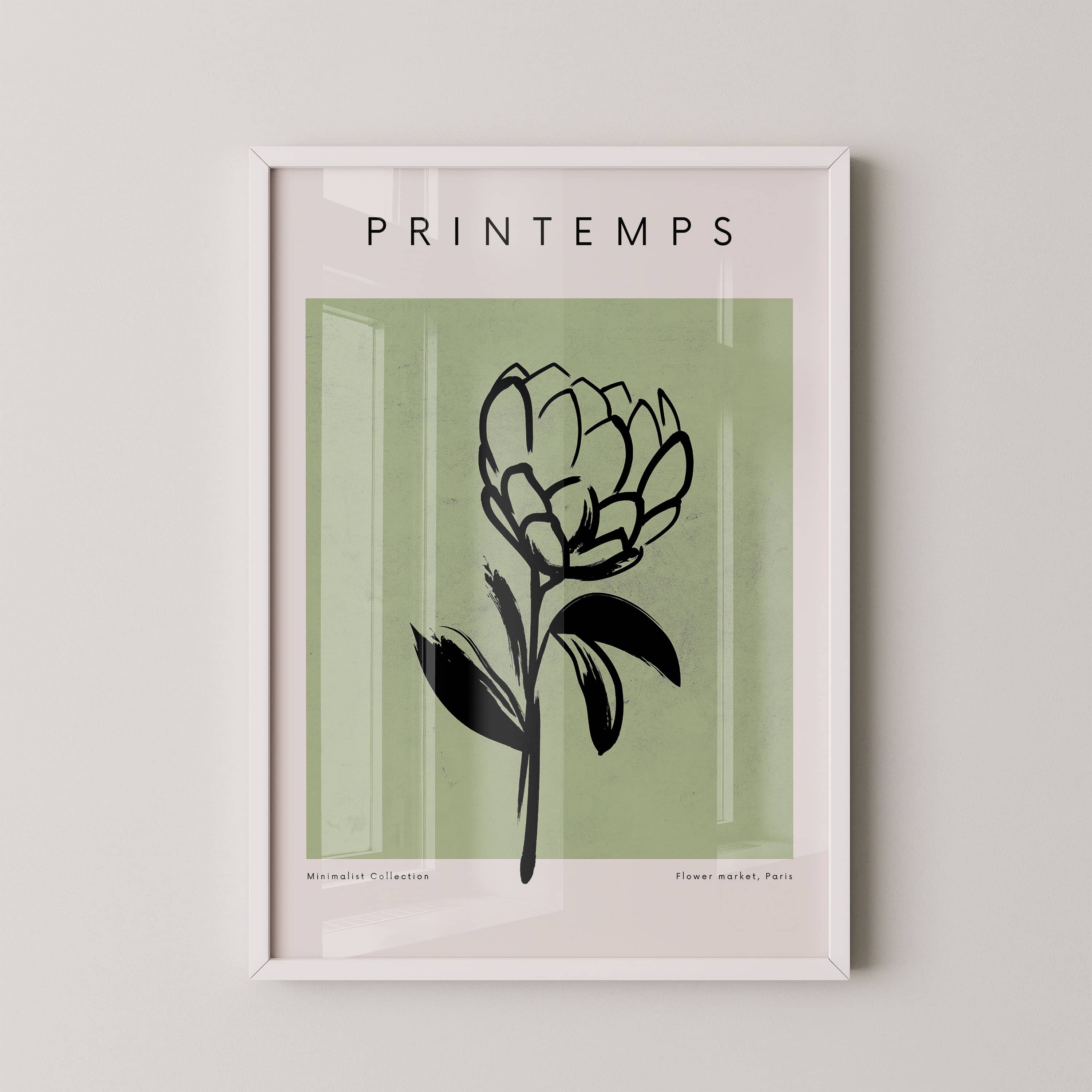 Spring Bloom Silhouette
