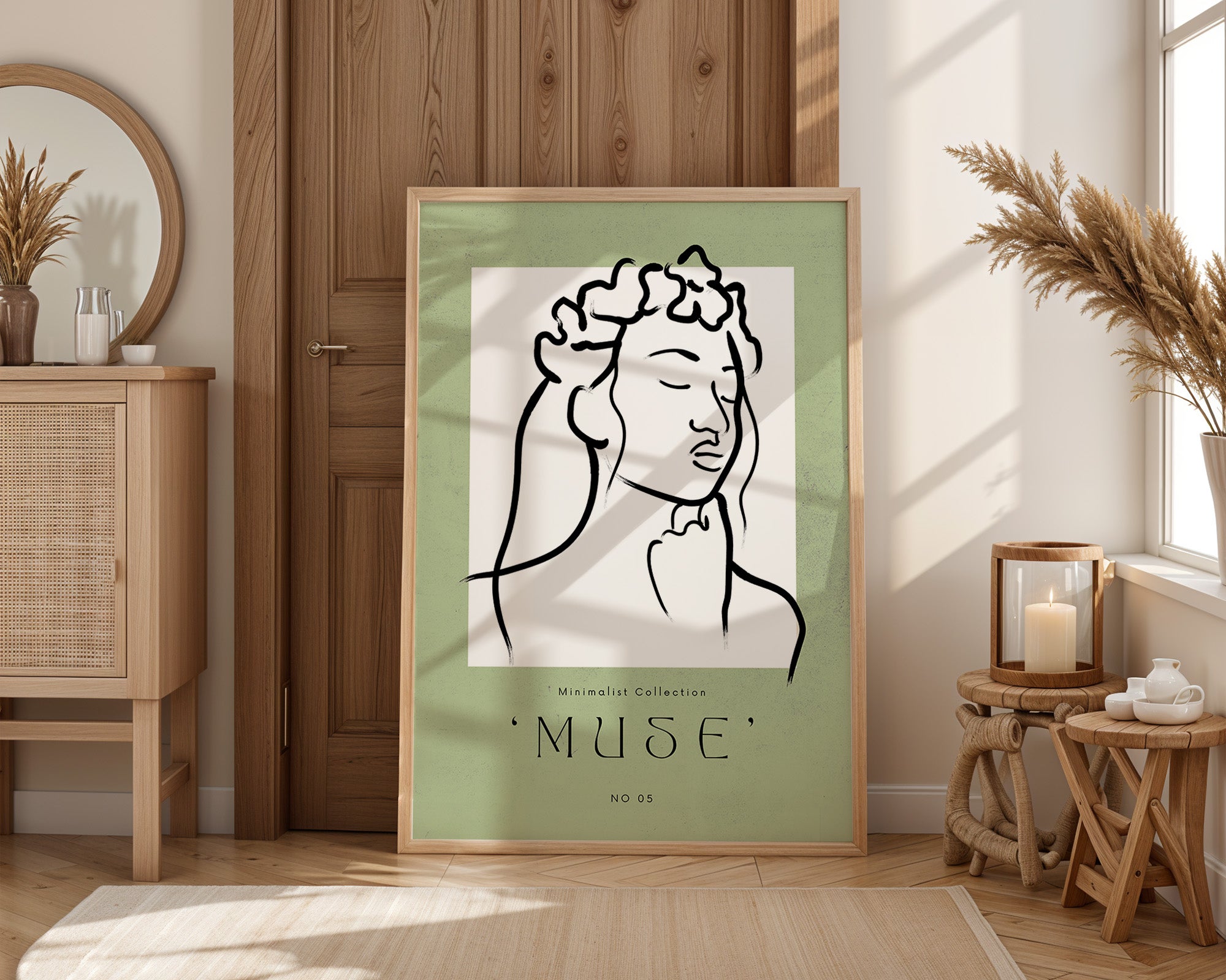 Floral Muse Portrait
