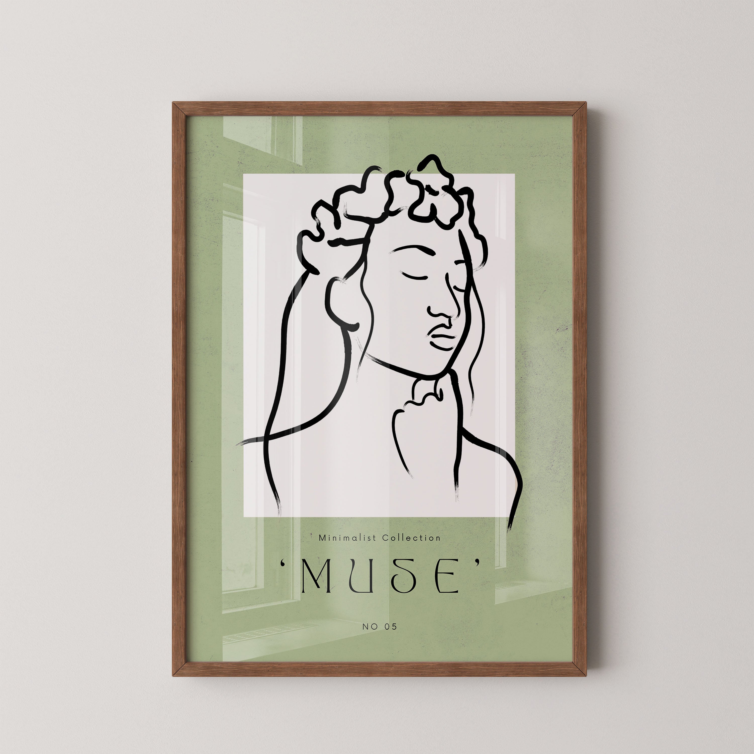 Floral Muse Portrait