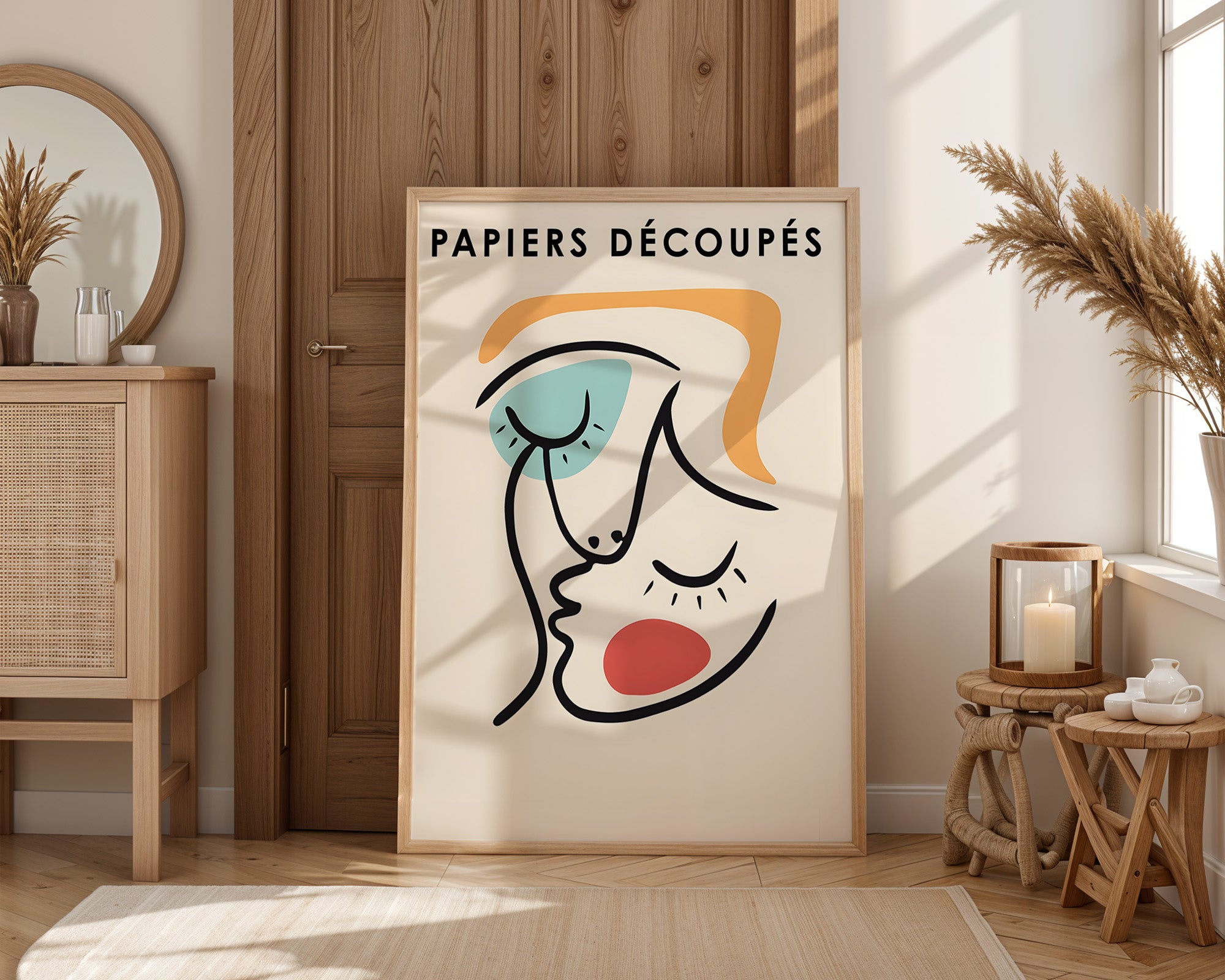 Papiers Découpés Face Study