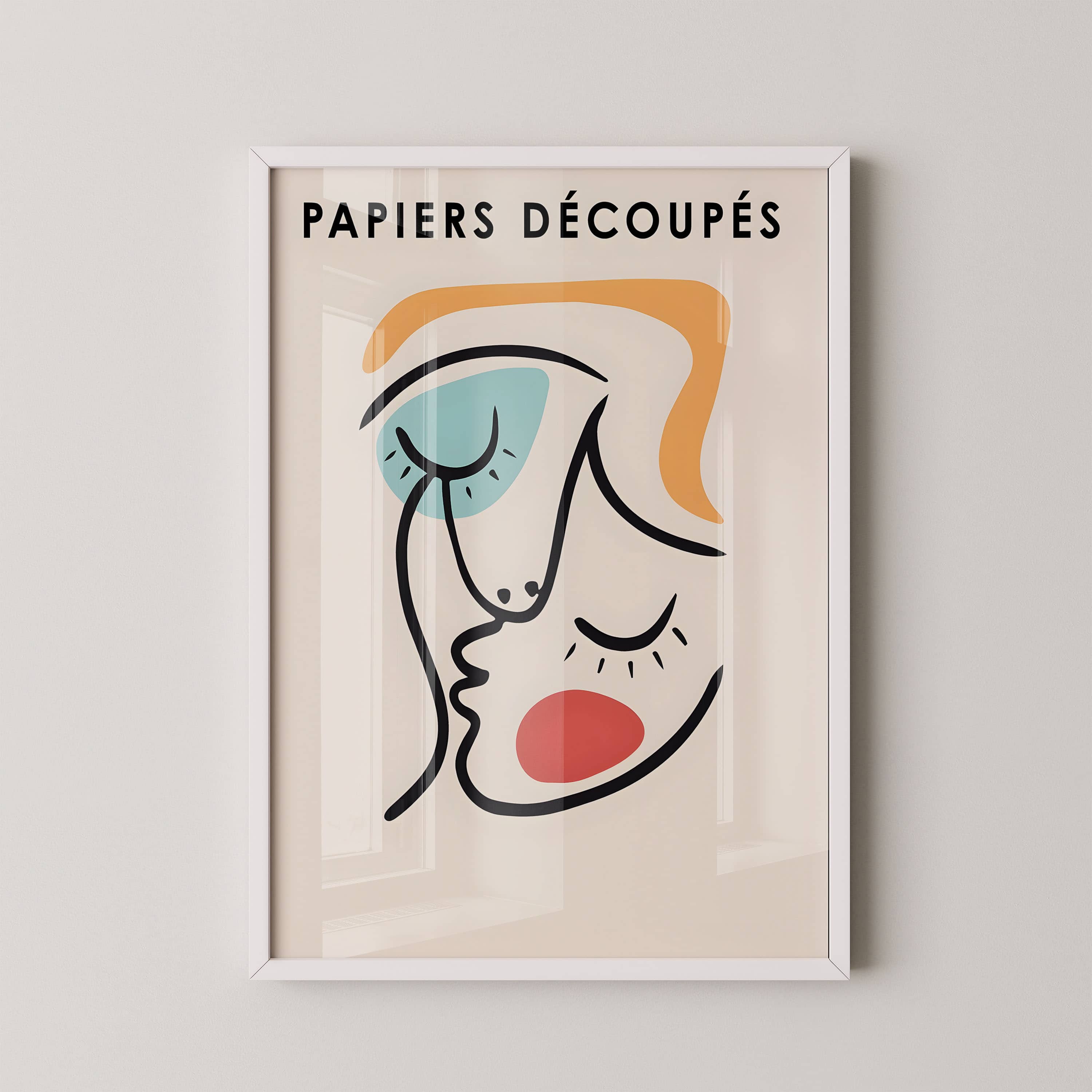Papiers Découpés Face Study