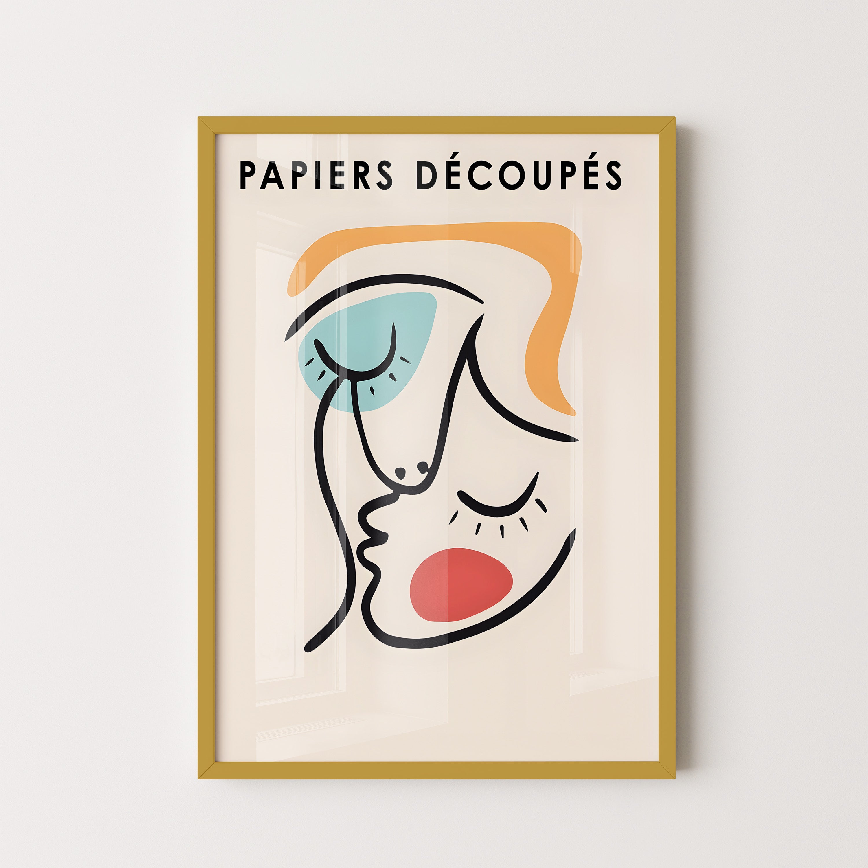 Papiers Découpés Face Study