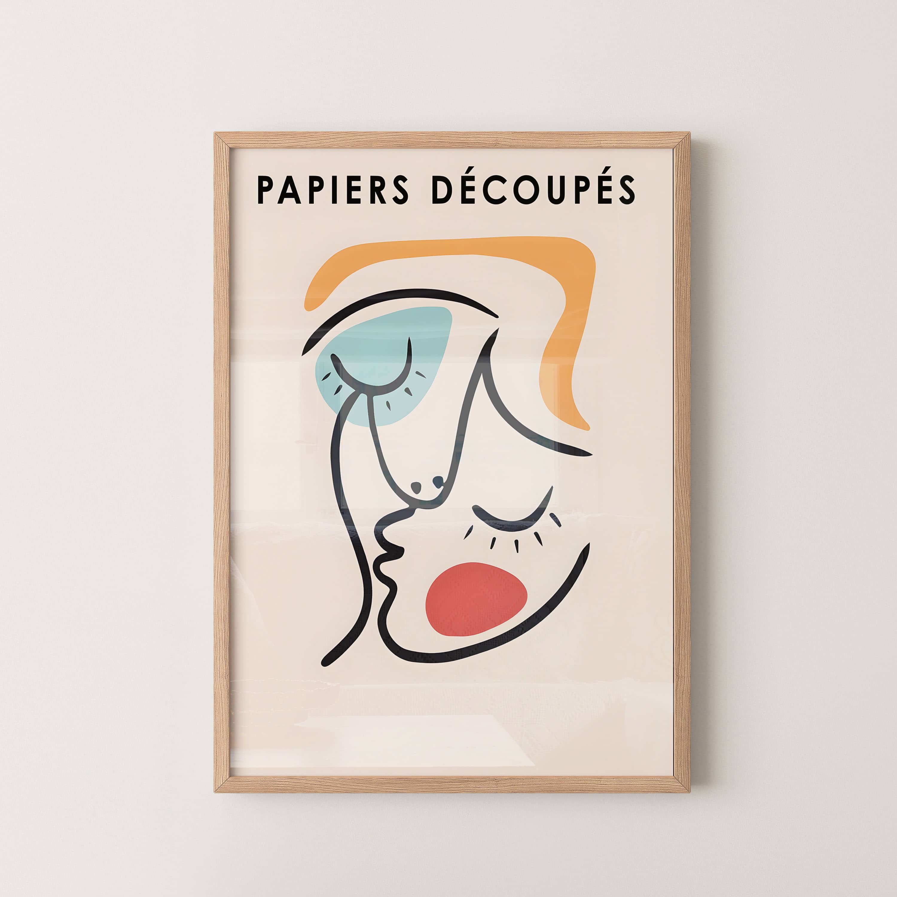Papiers Découpés Face Study