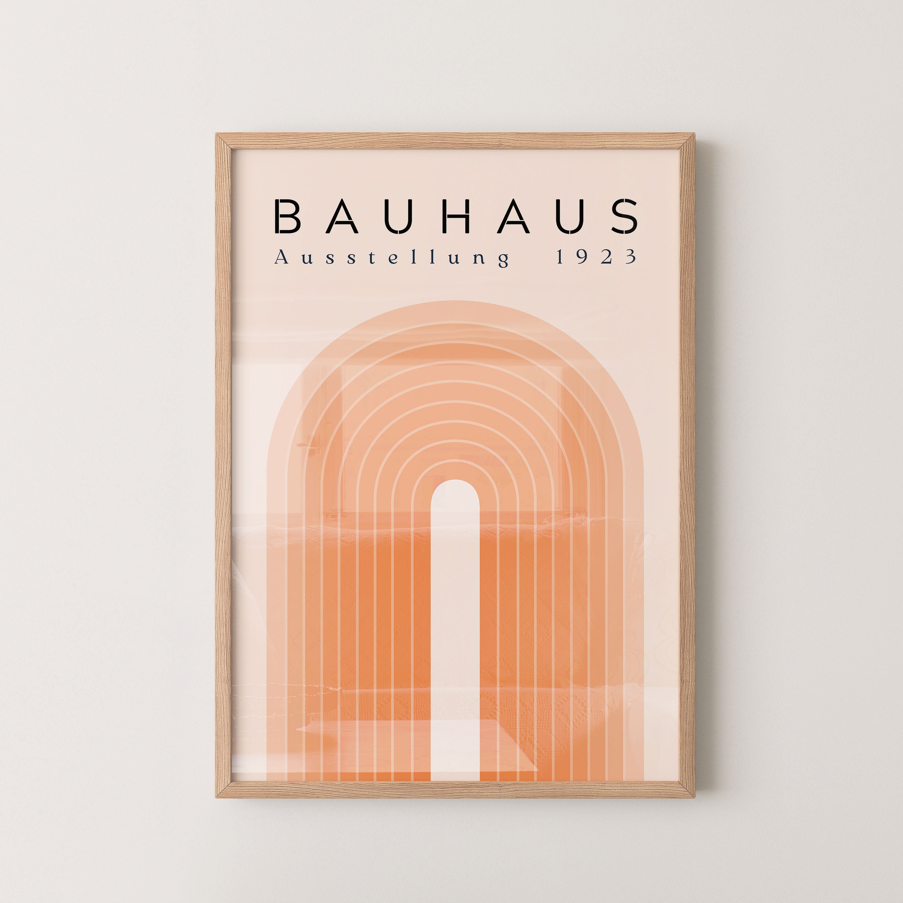 Bauhaus Radiant Arch In Warm Orange