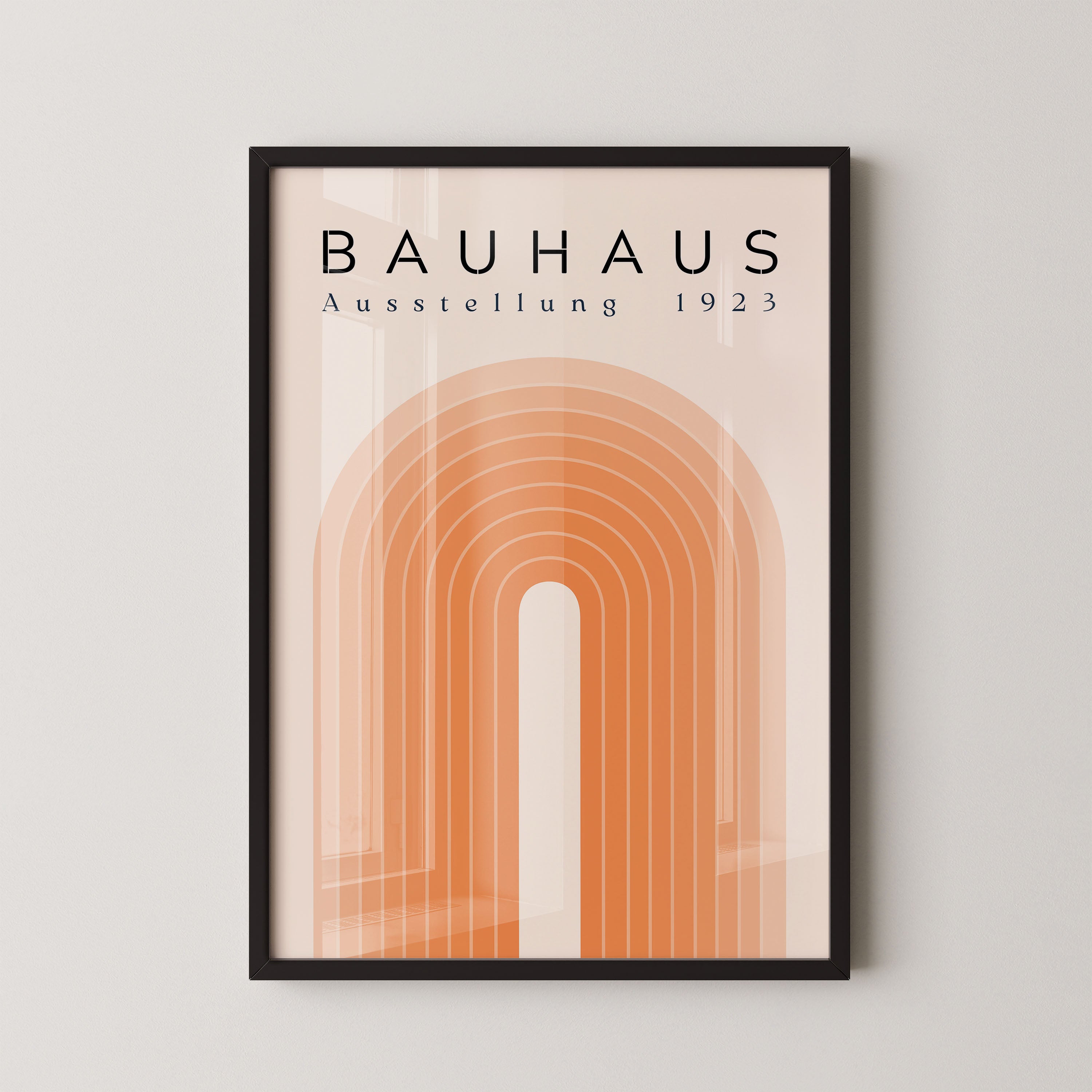 Bauhaus Radiant Arch In Warm Orange