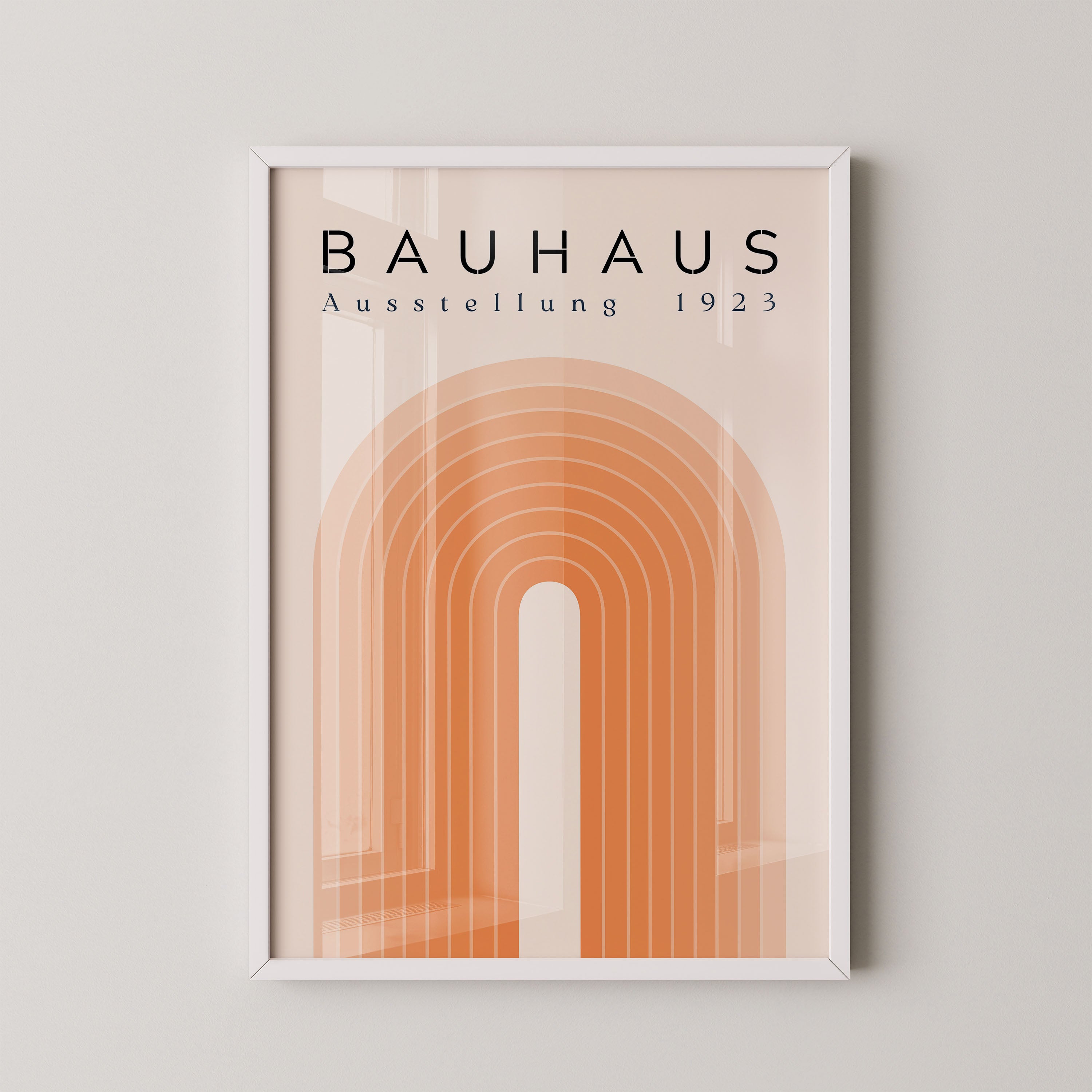 Bauhaus Radiant Arch In Warm Orange