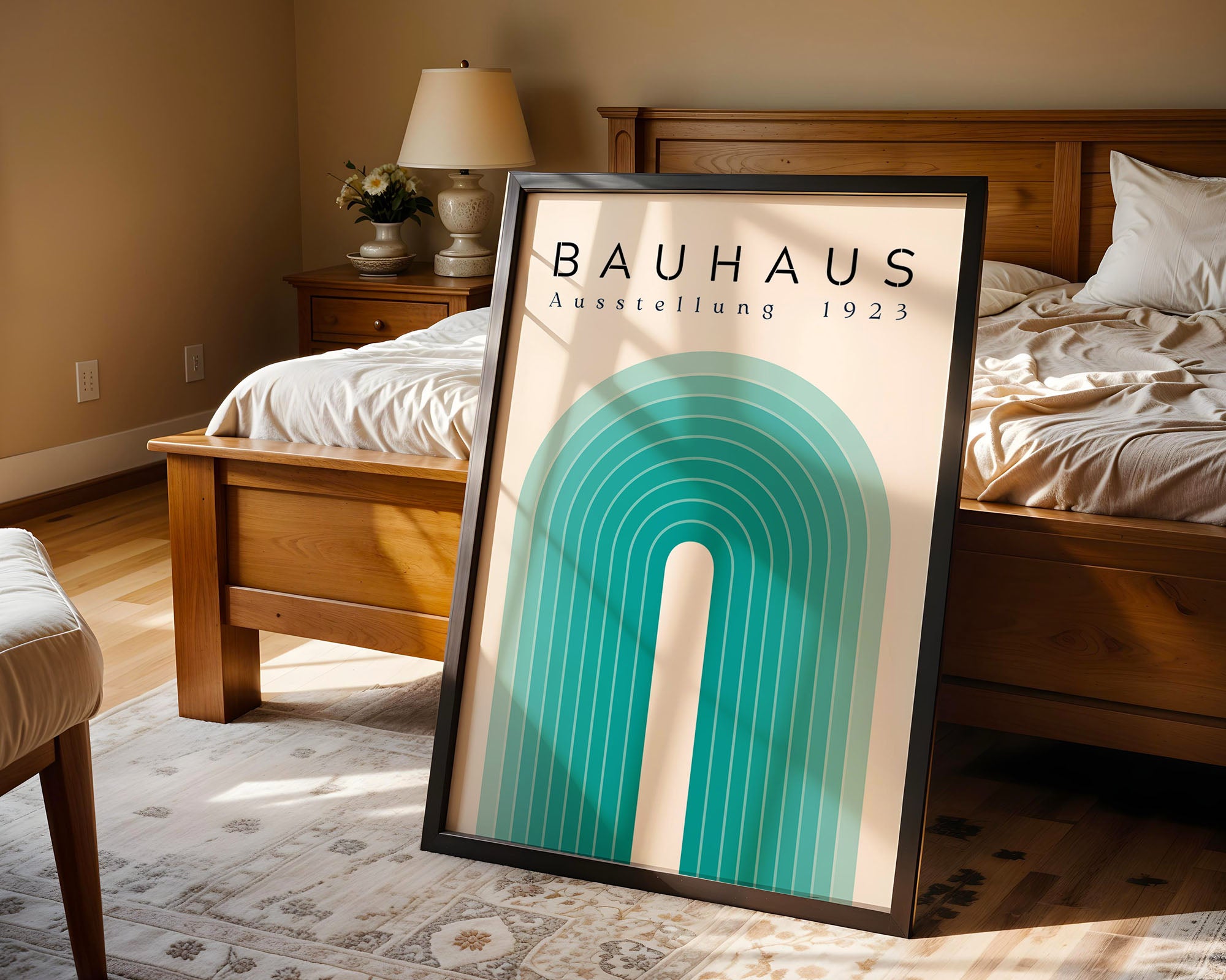 Bauhaus Radiant Arch In Teal