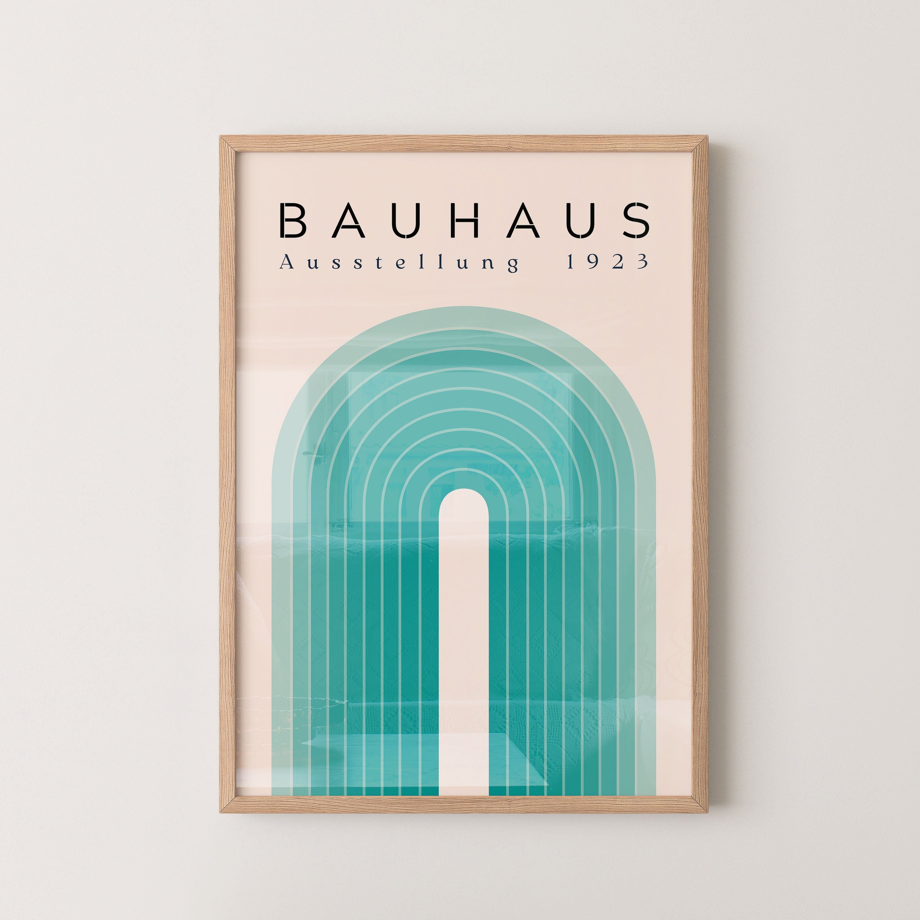 Bauhaus Radiant Arch In Teal