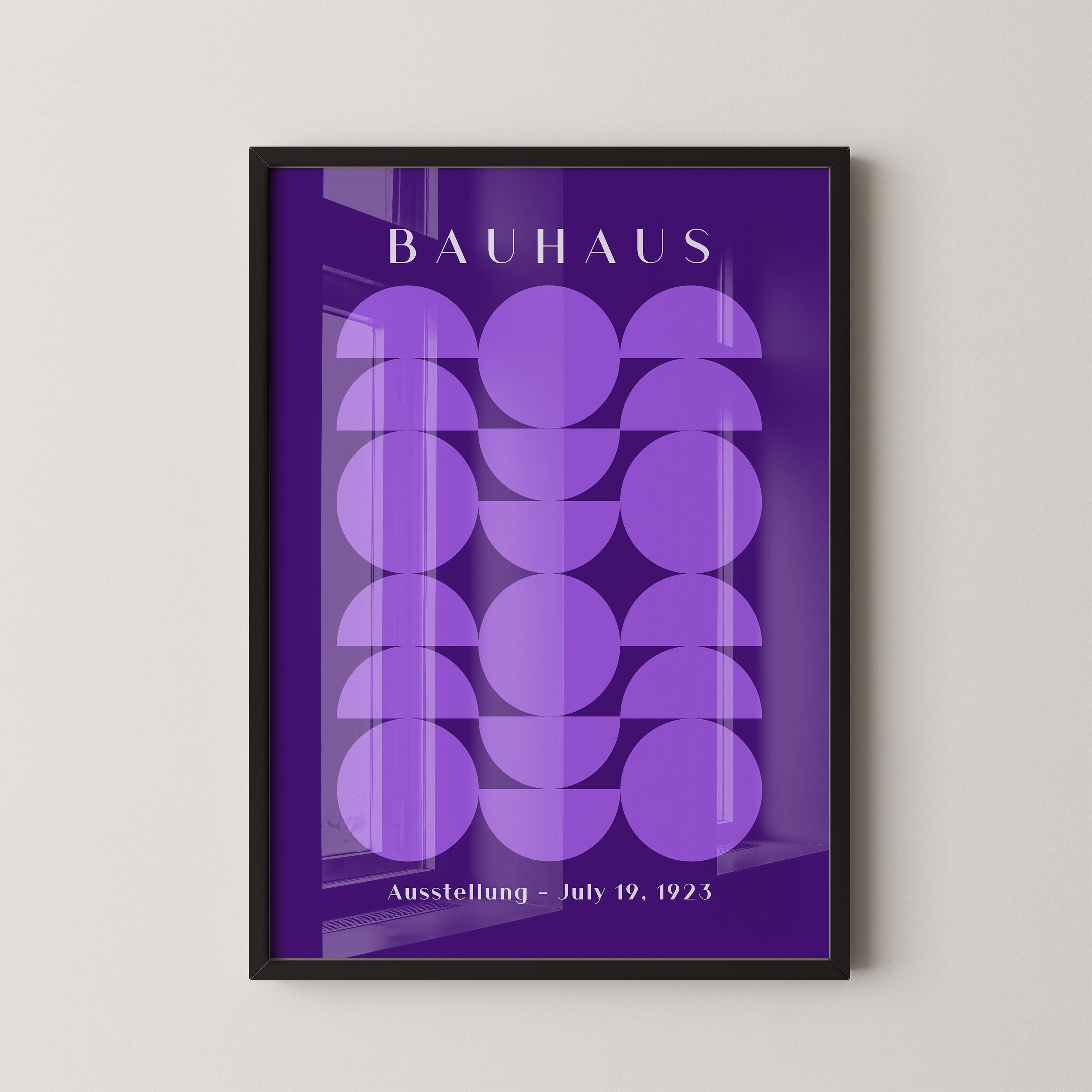 Bauhaus Modular Circles In Royal Purple