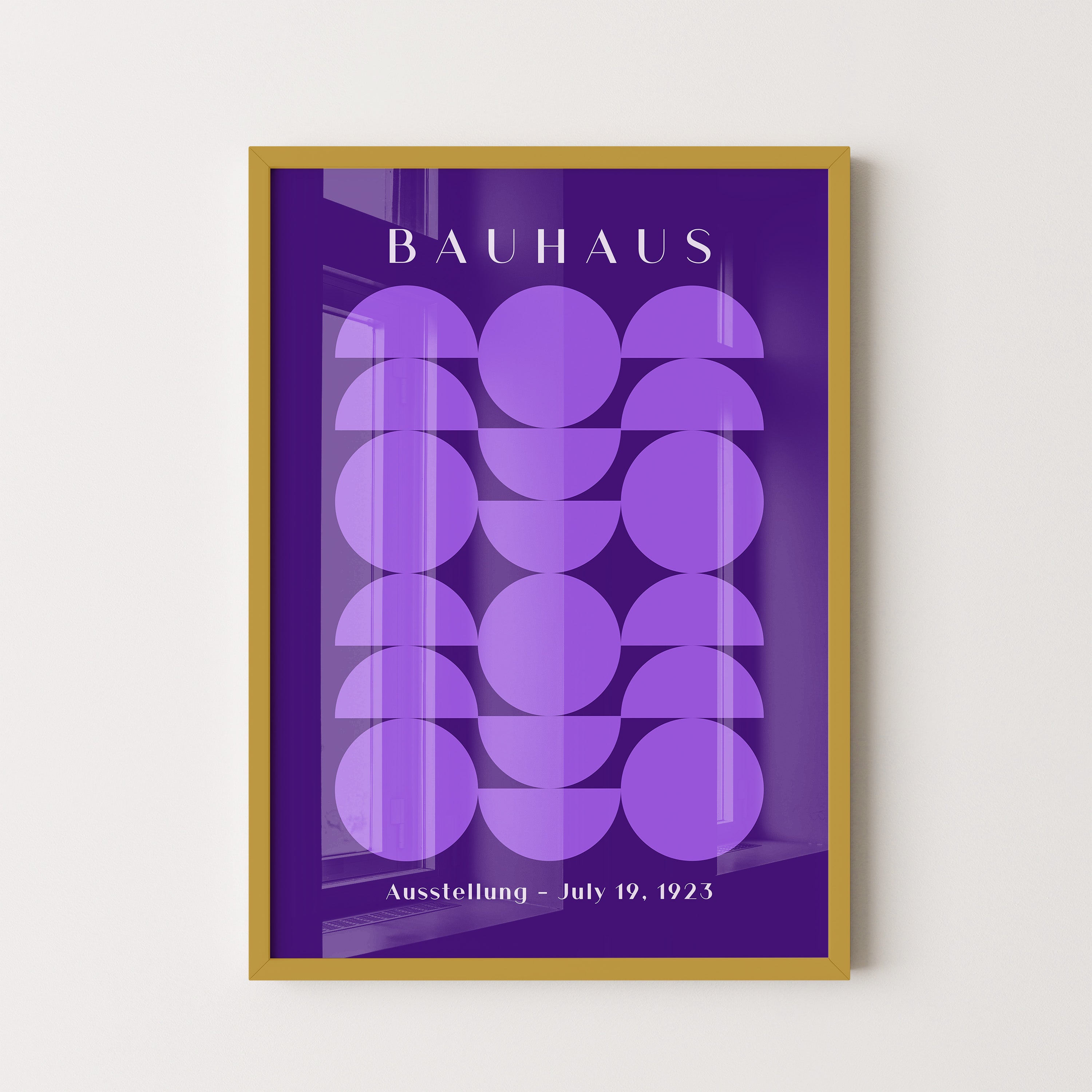 Bauhaus Modular Circles In Royal Purple