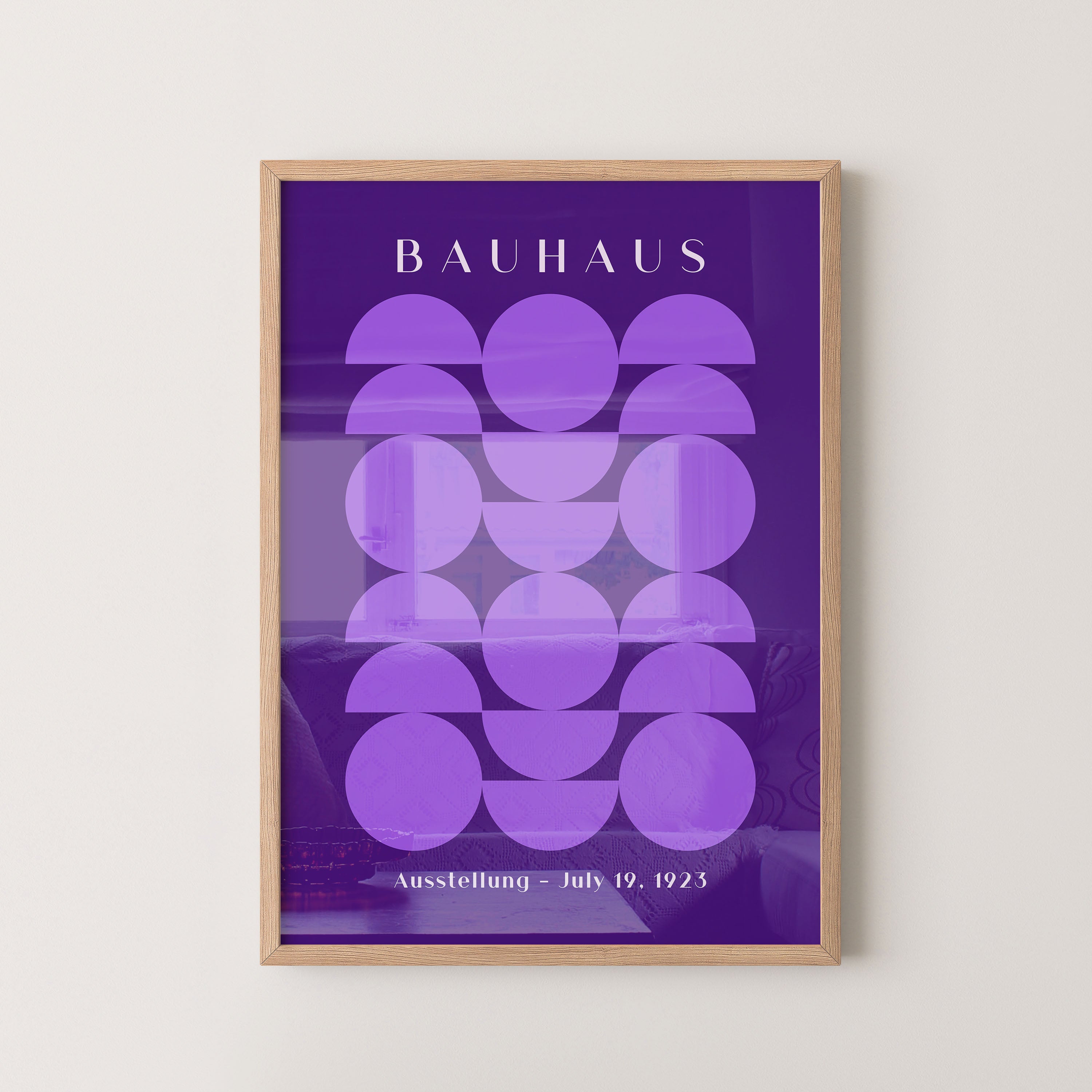 Bauhaus Modular Circles In Royal Purple