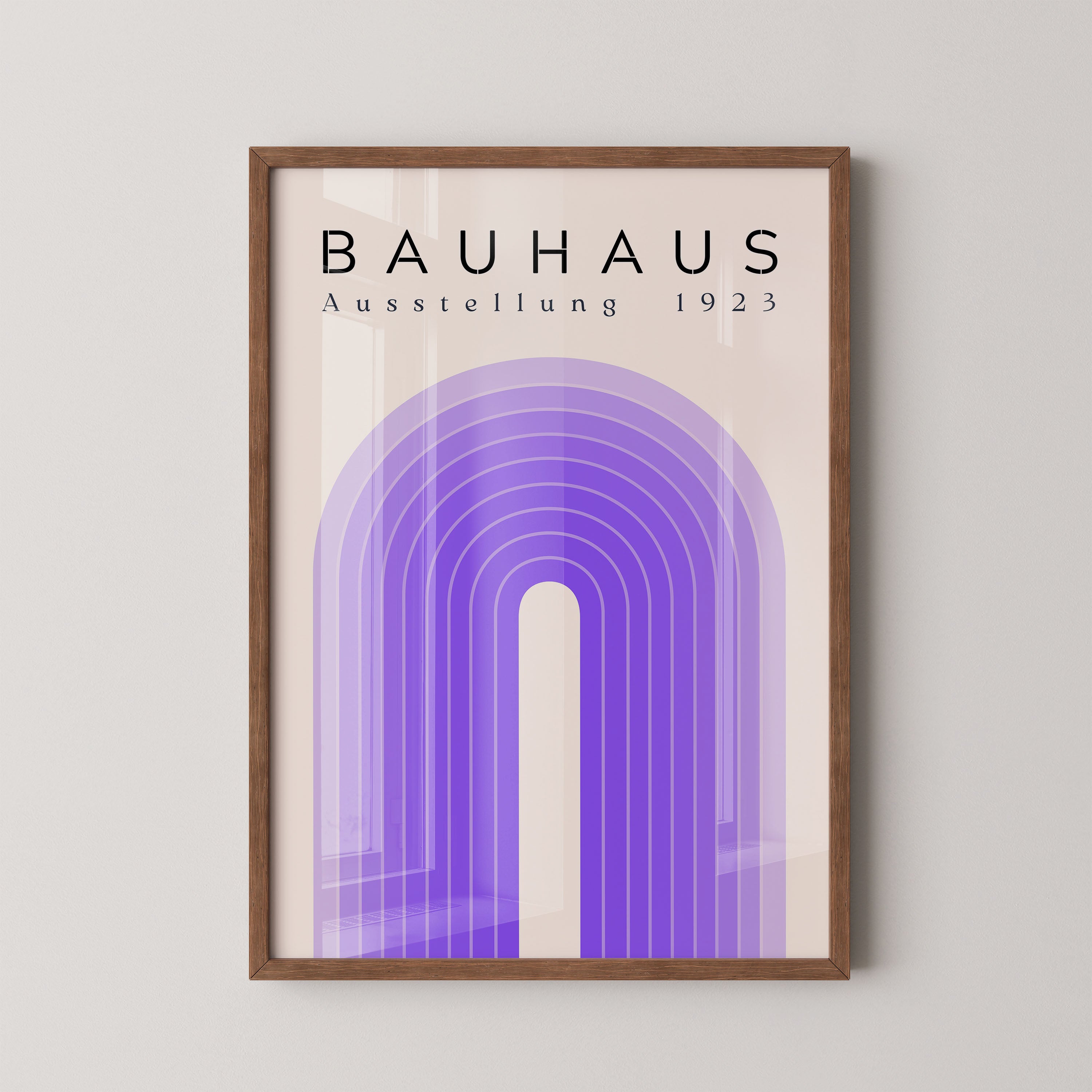 Bauhaus Radiant Arch In Violet