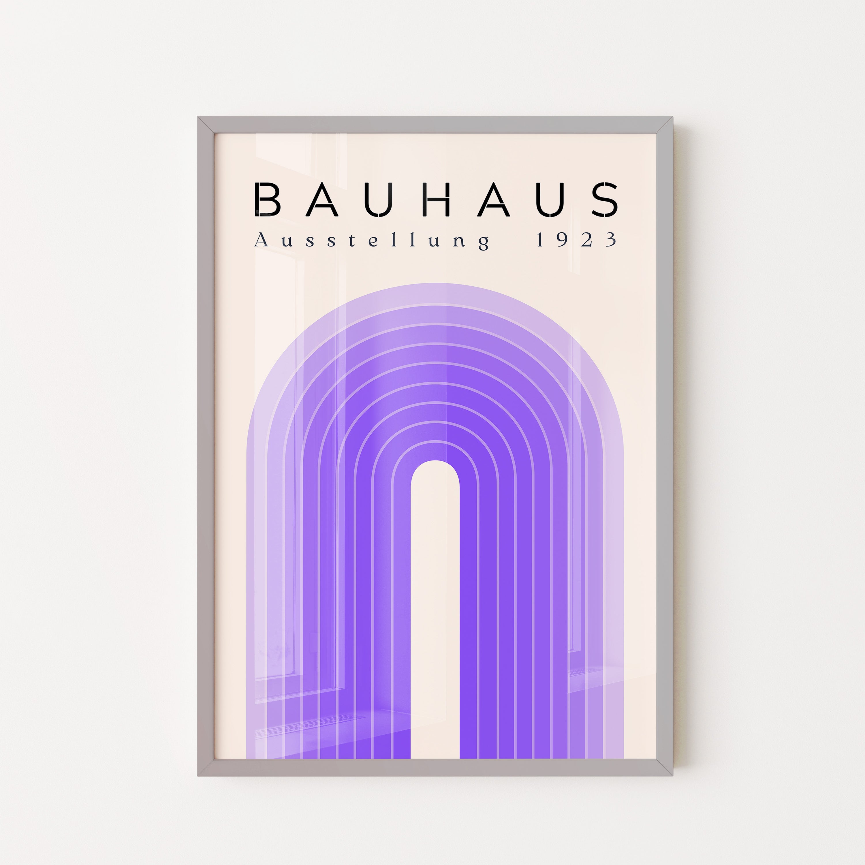 Bauhaus Radiant Arch In Violet