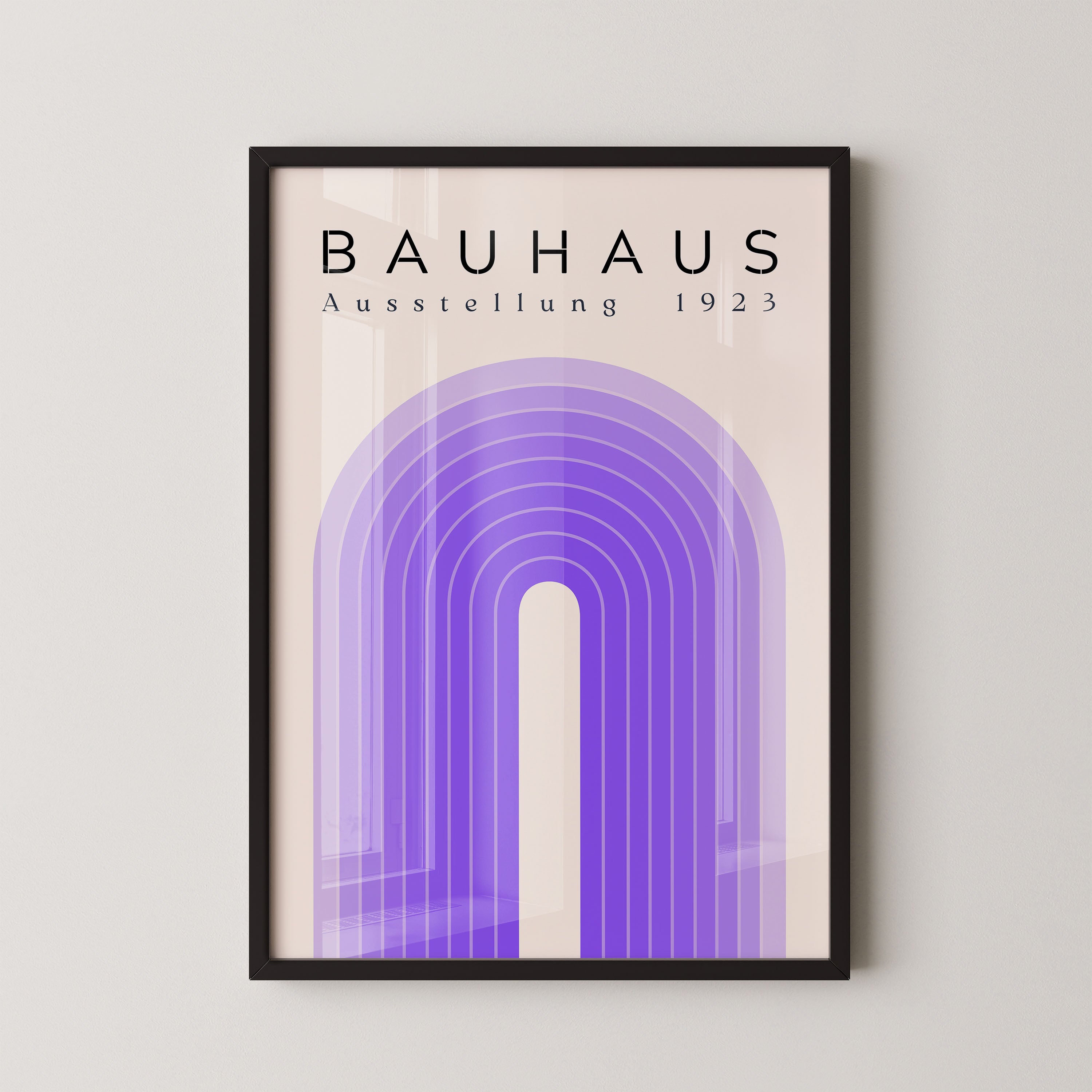 Bauhaus Radiant Arch In Violet