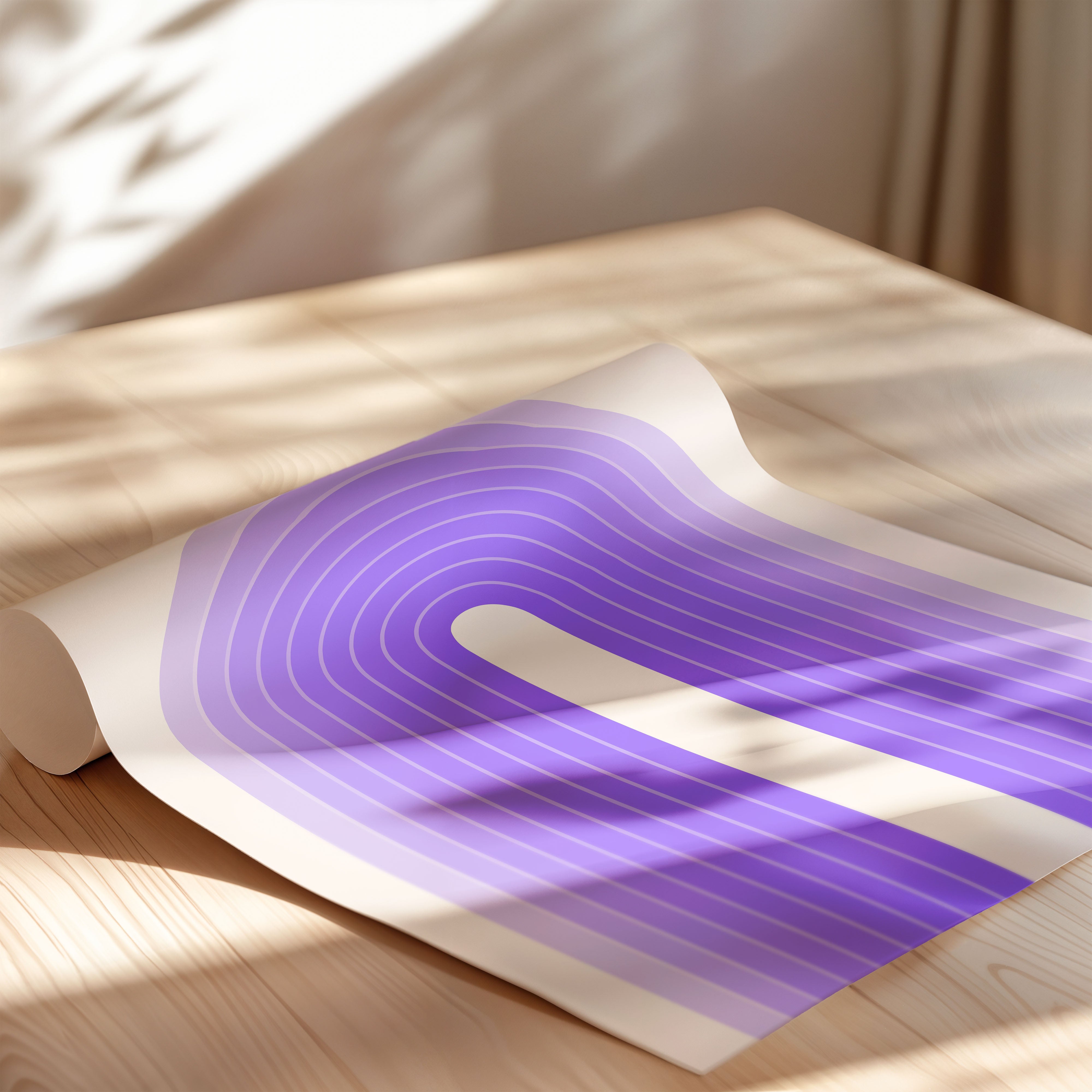 Bauhaus Radiant Arch In Violet
