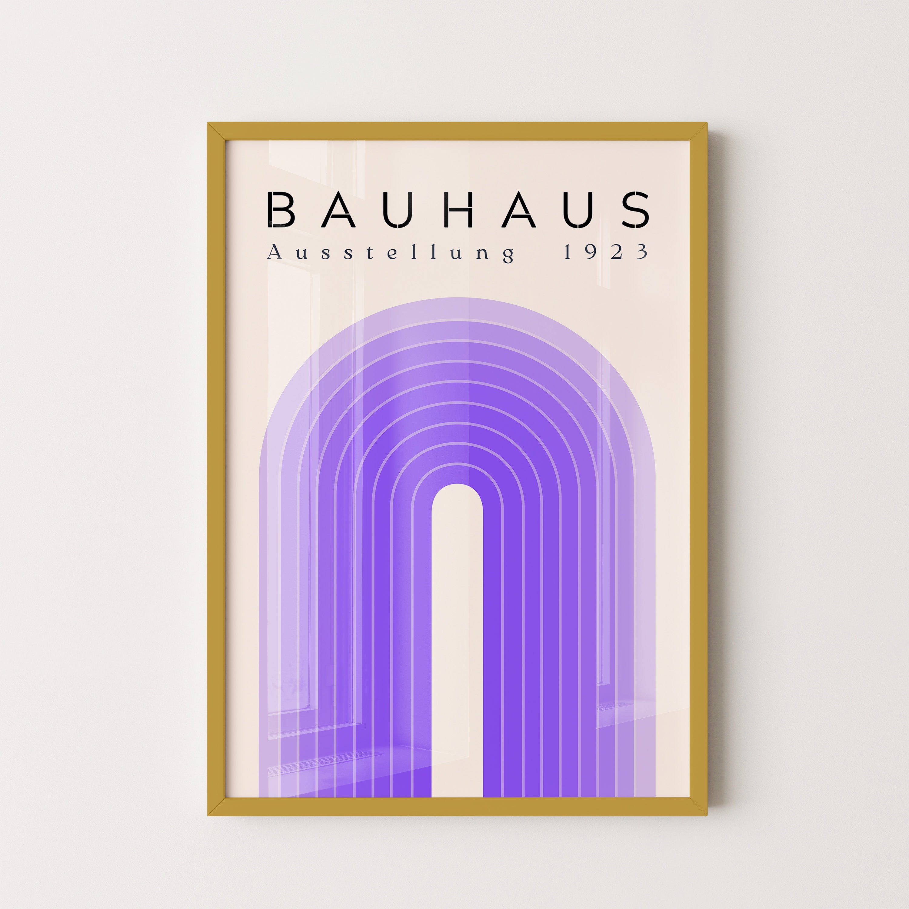 Bauhaus Radiant Arch In Violet