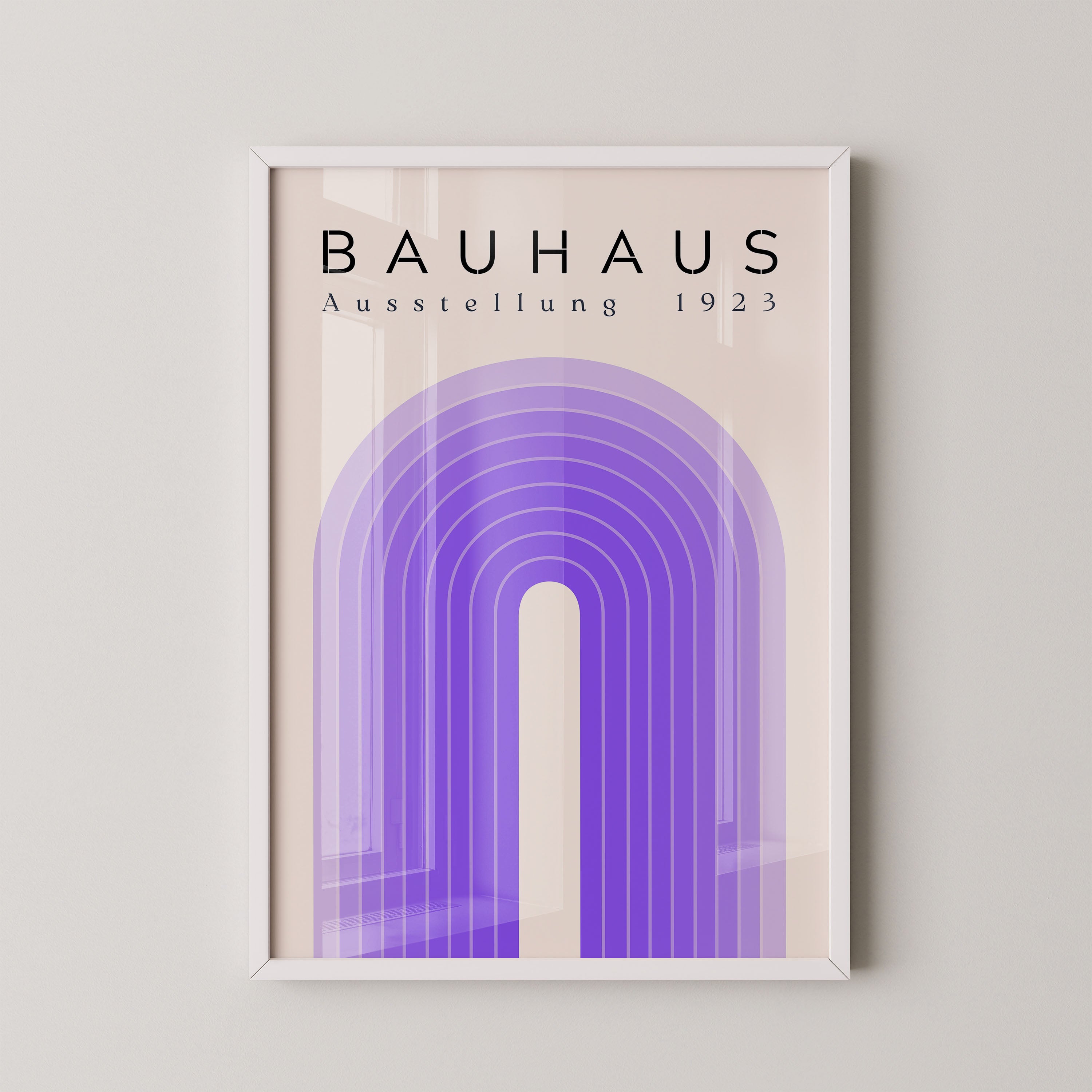 Bauhaus Radiant Arch In Violet