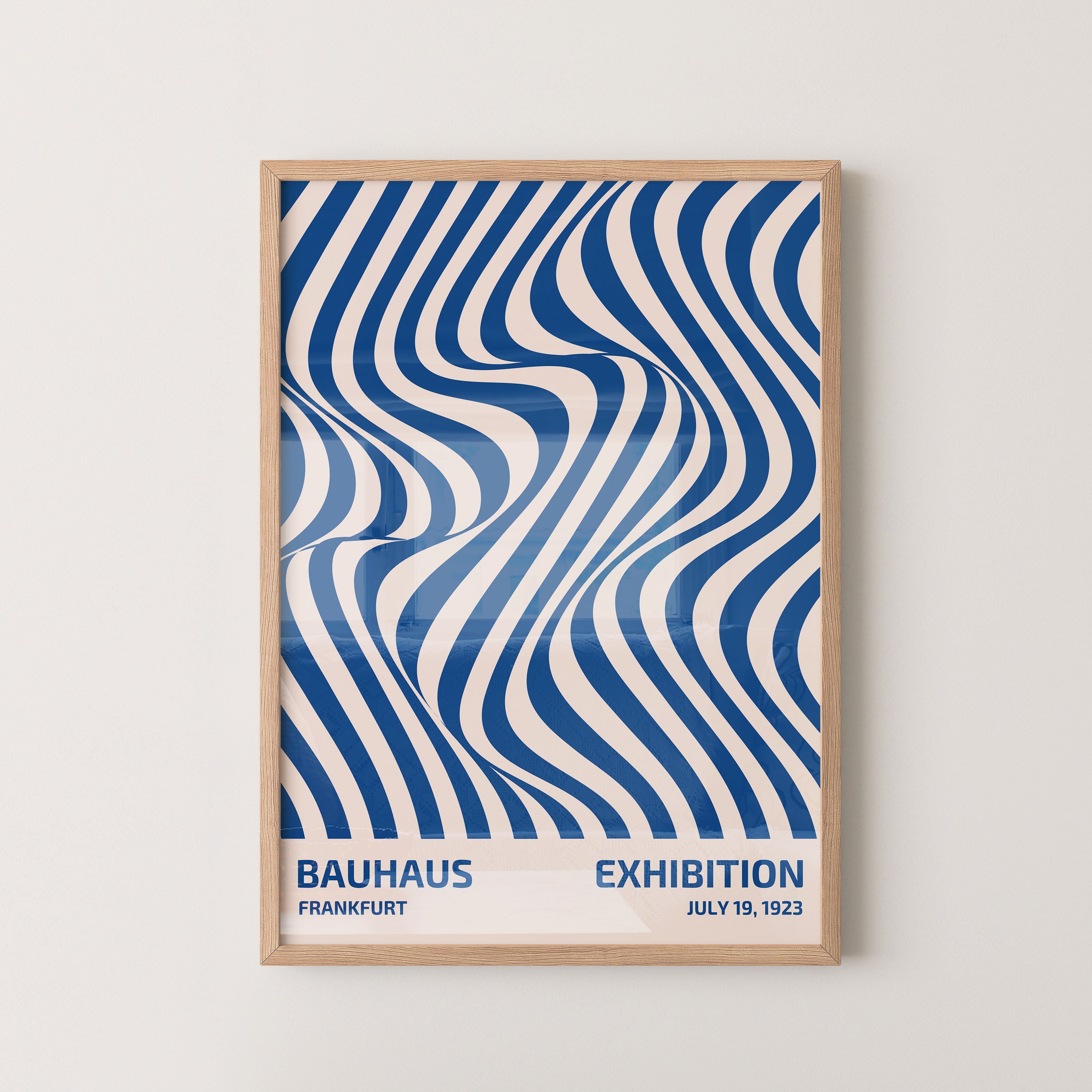 Bauhaus Waves In Electric Blue