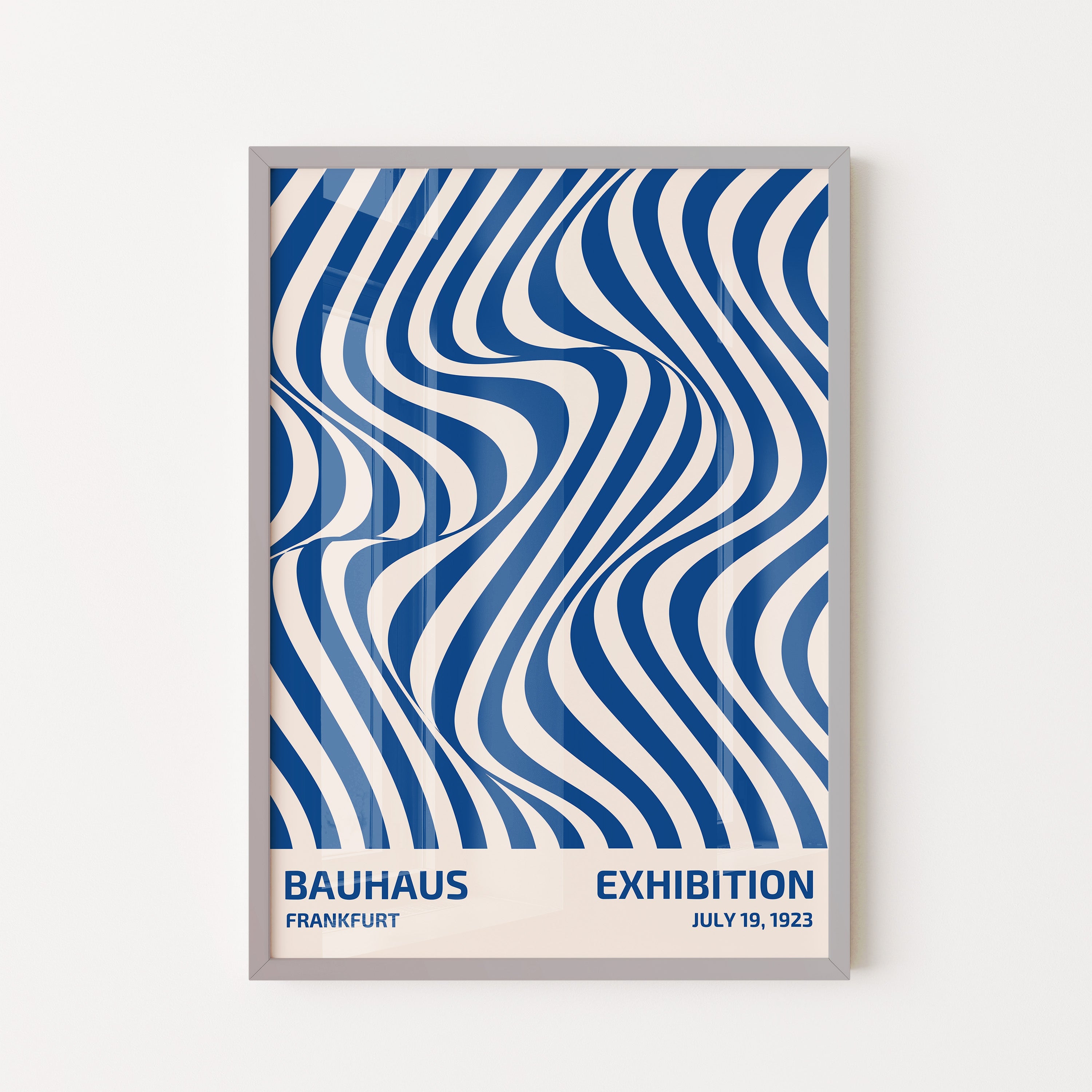 Bauhaus Waves In Electric Blue
