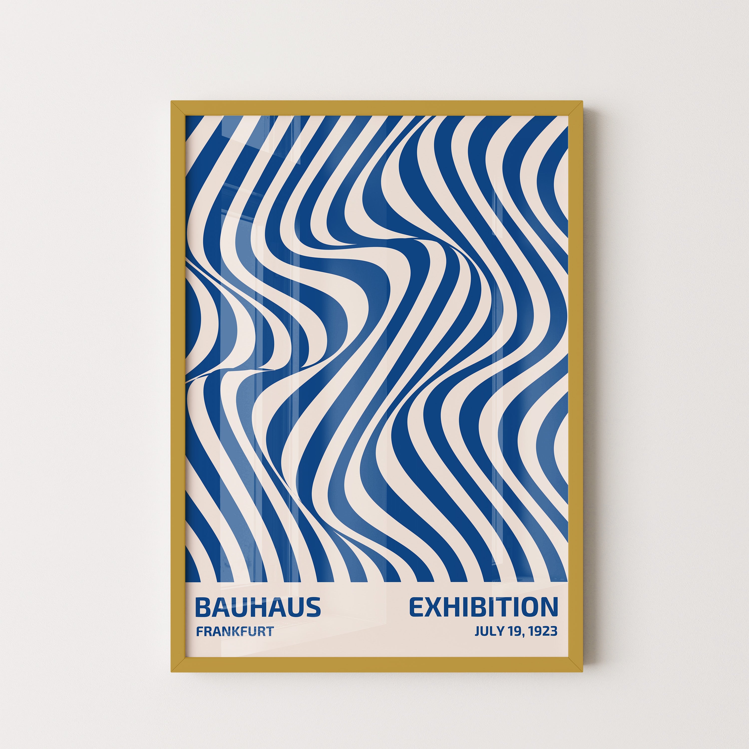 Bauhaus Waves In Electric Blue