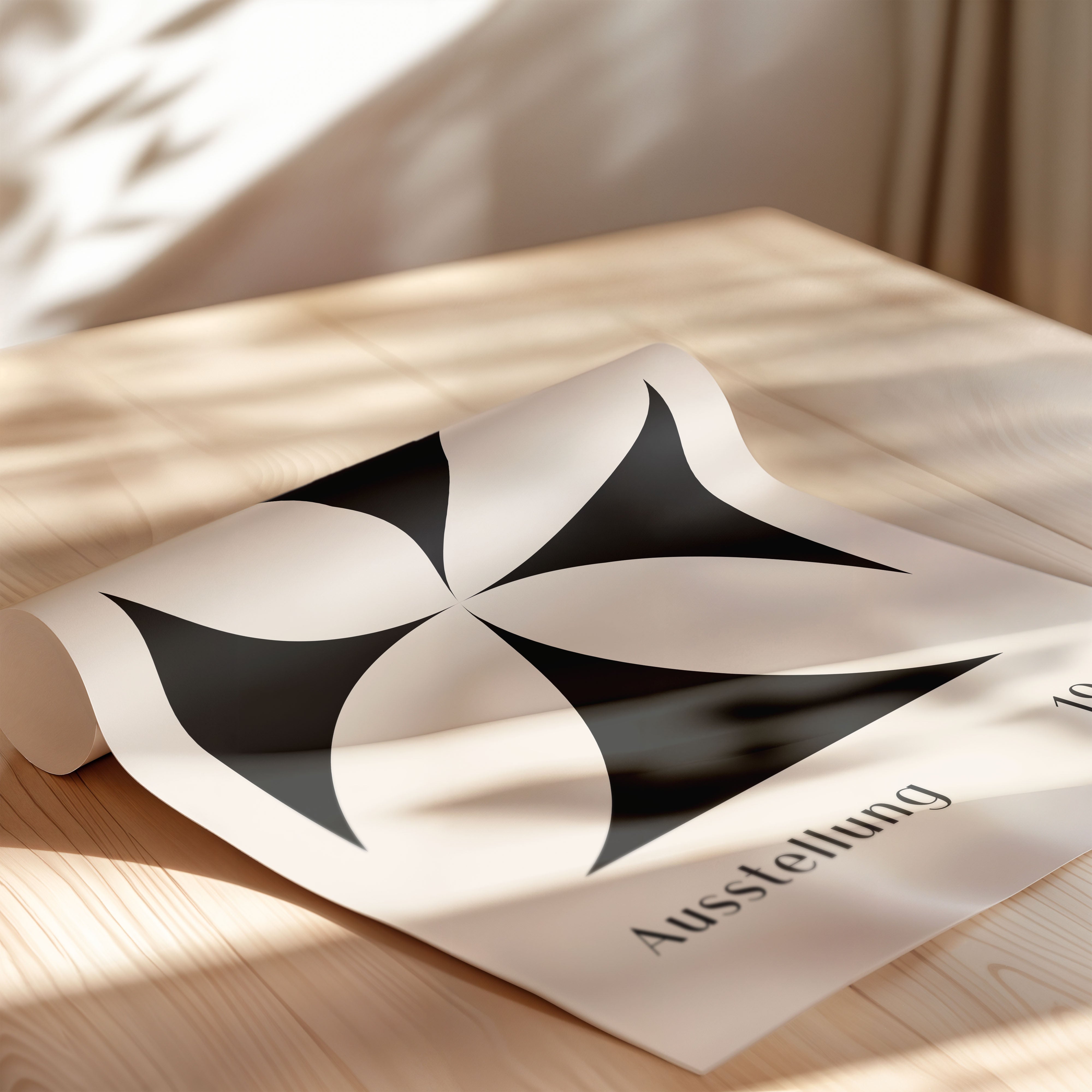 Bauhaus Petals In Jet Black