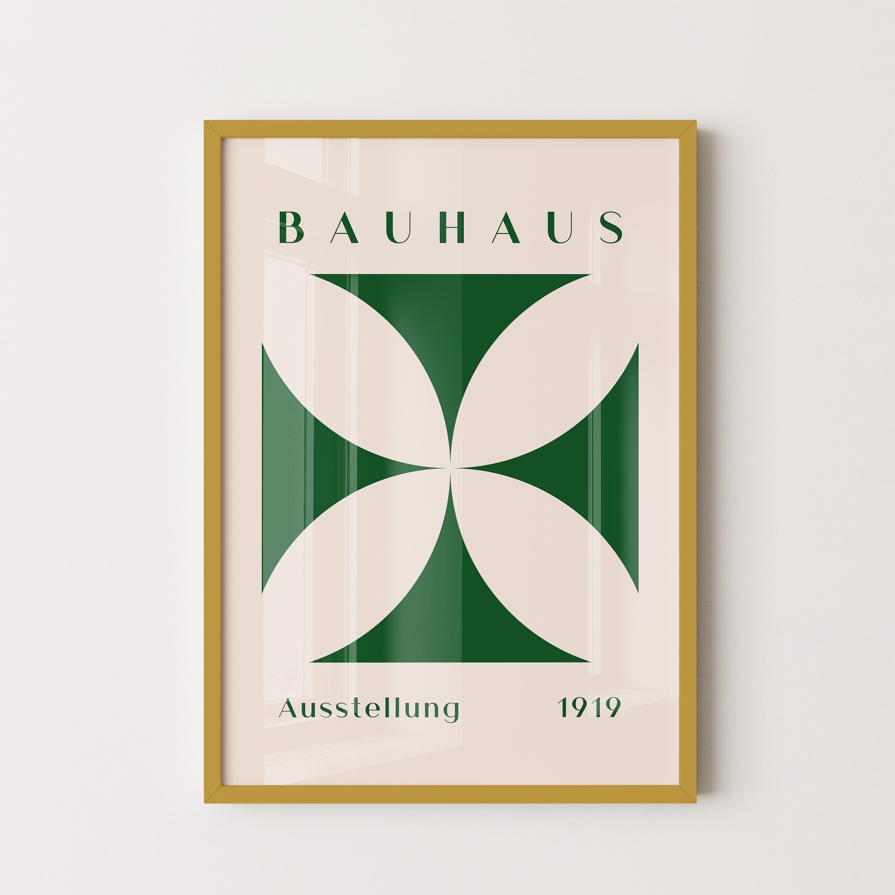 Bauhaus Petals In Forest Green