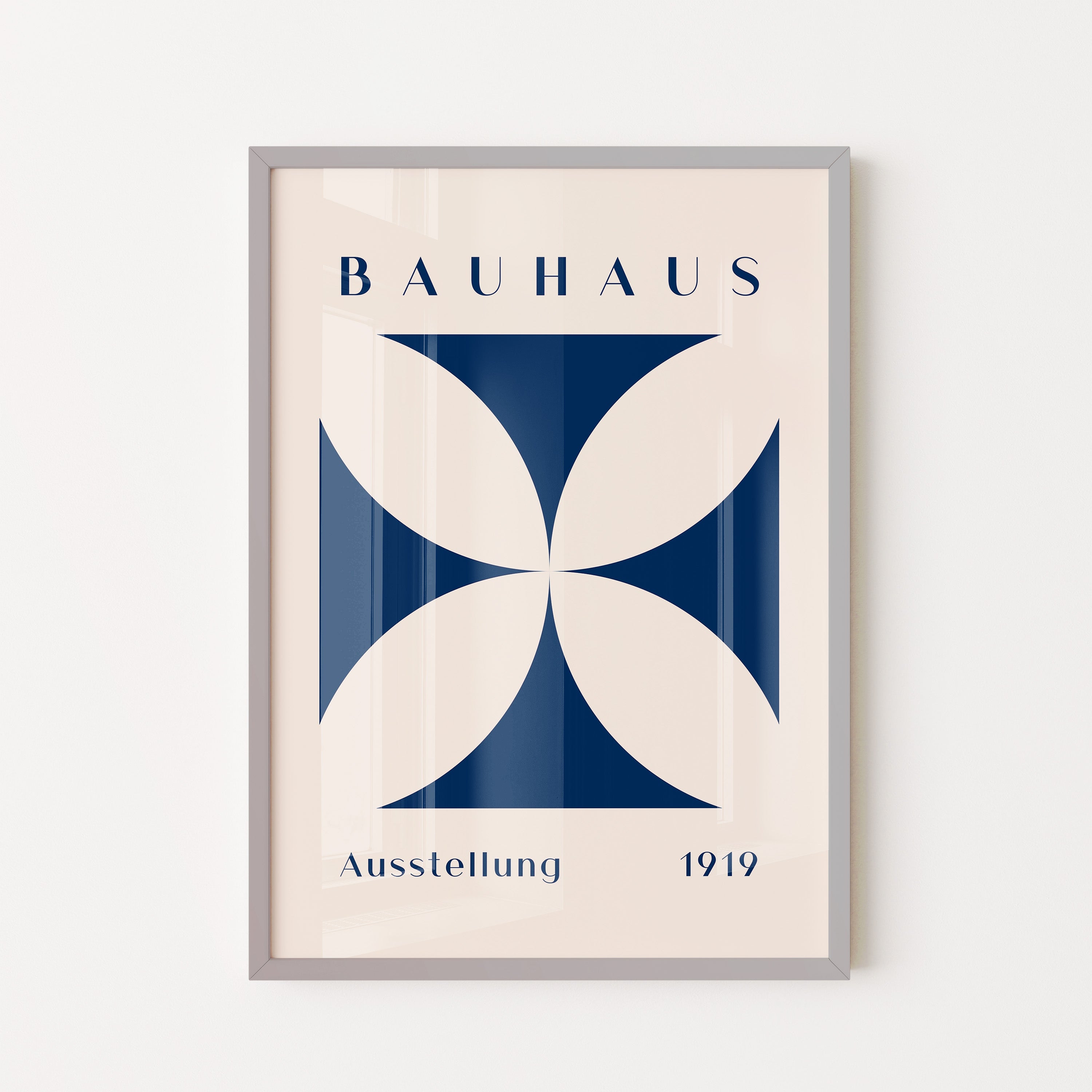 Bauhaus Petals In Deep Blue