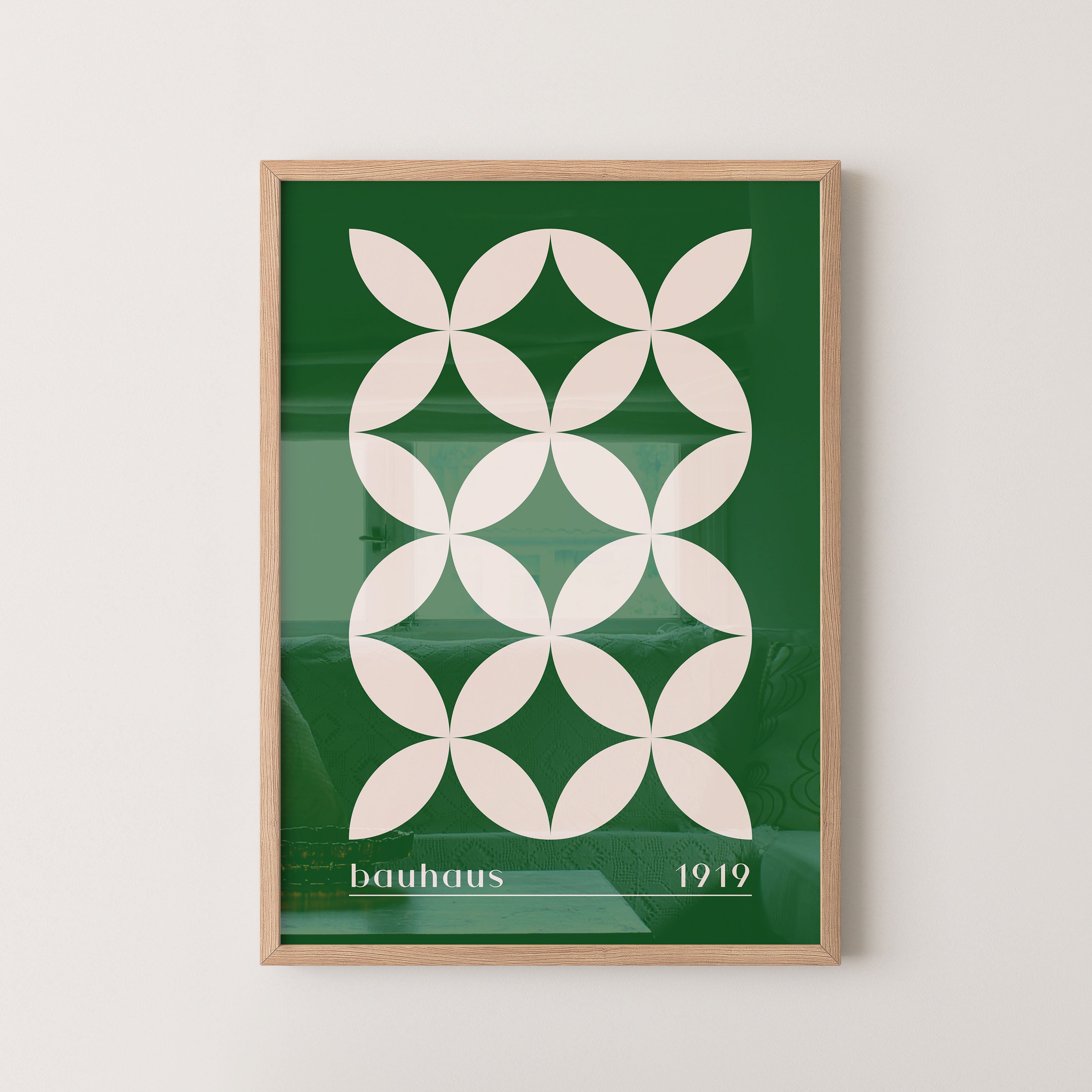 Bauhaus Cream Petal Grid