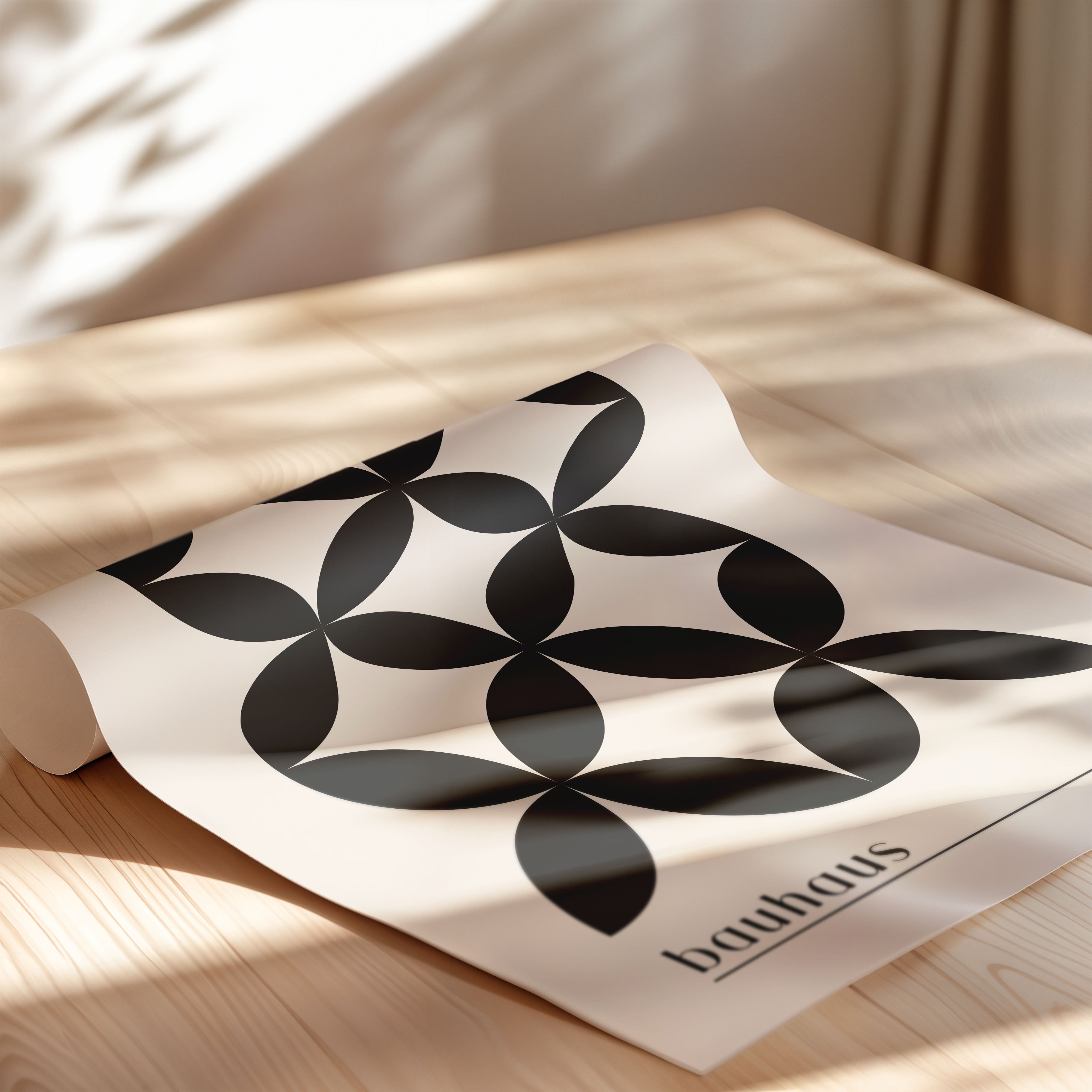 Bauhaus Interlocking Petal Grid