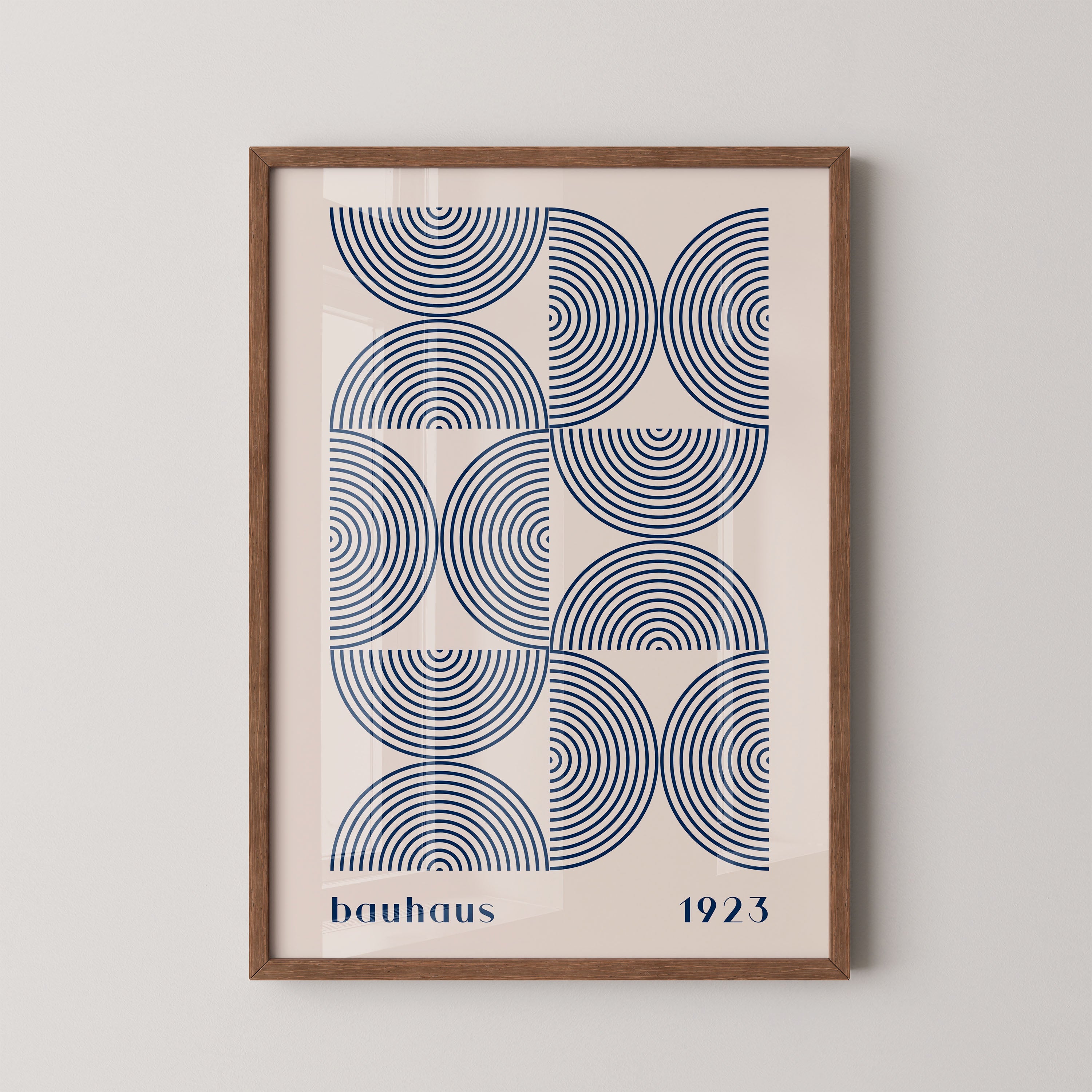 Bauhaus Concentric Arc Grid
