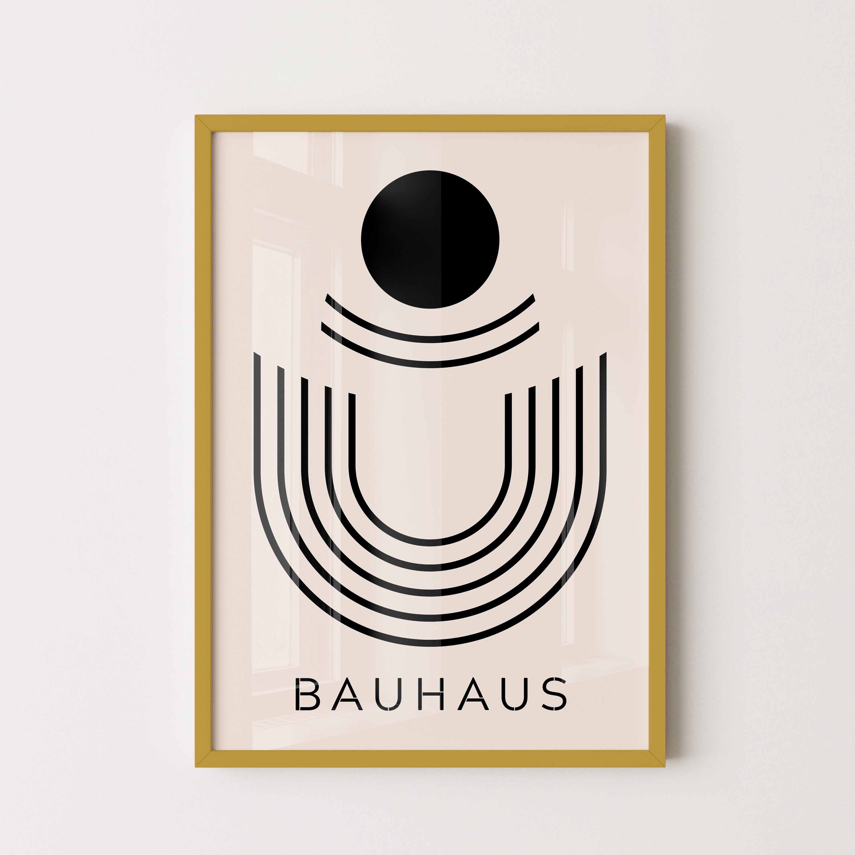 Bauhaus U-Form And Circle