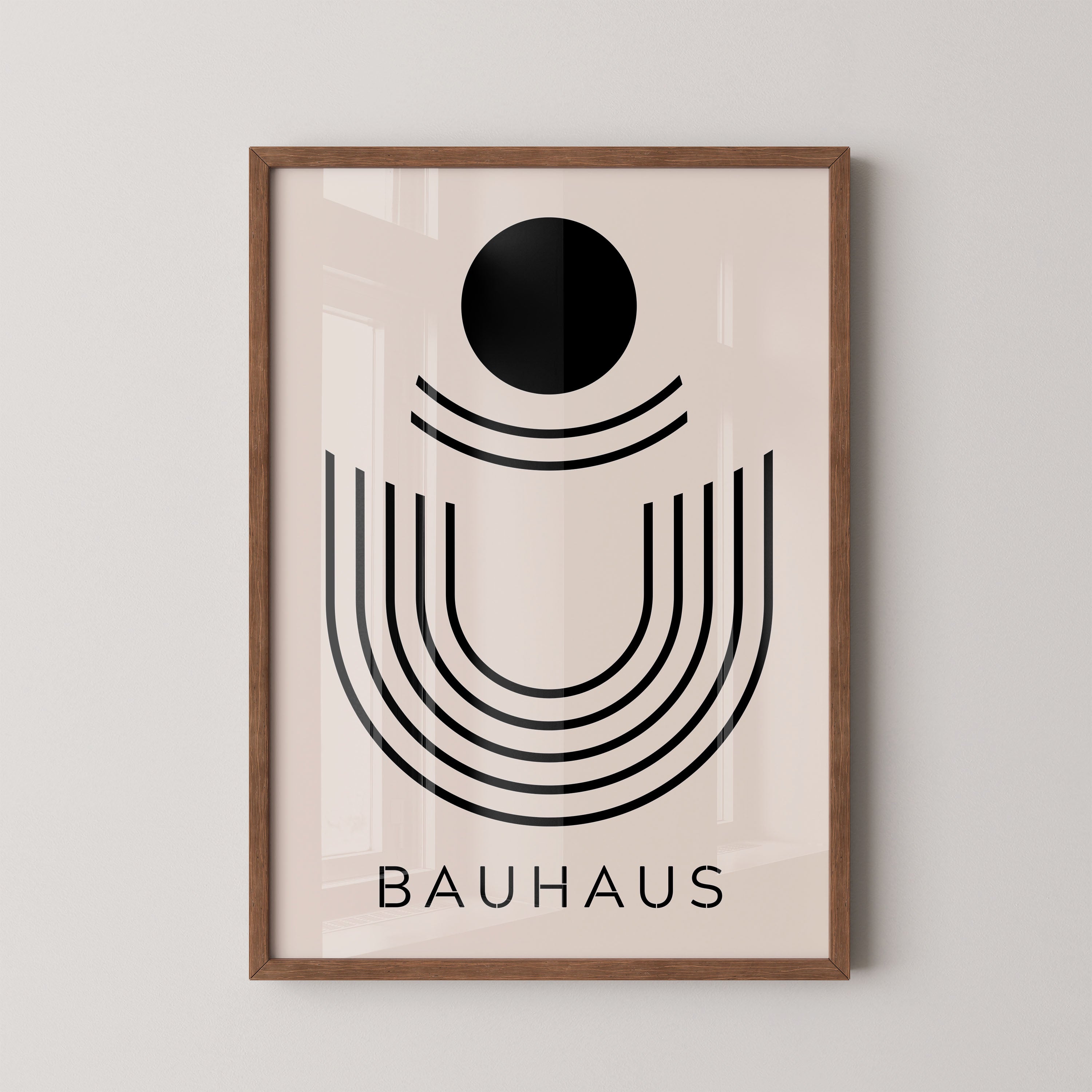 Bauhaus U-Form And Circle