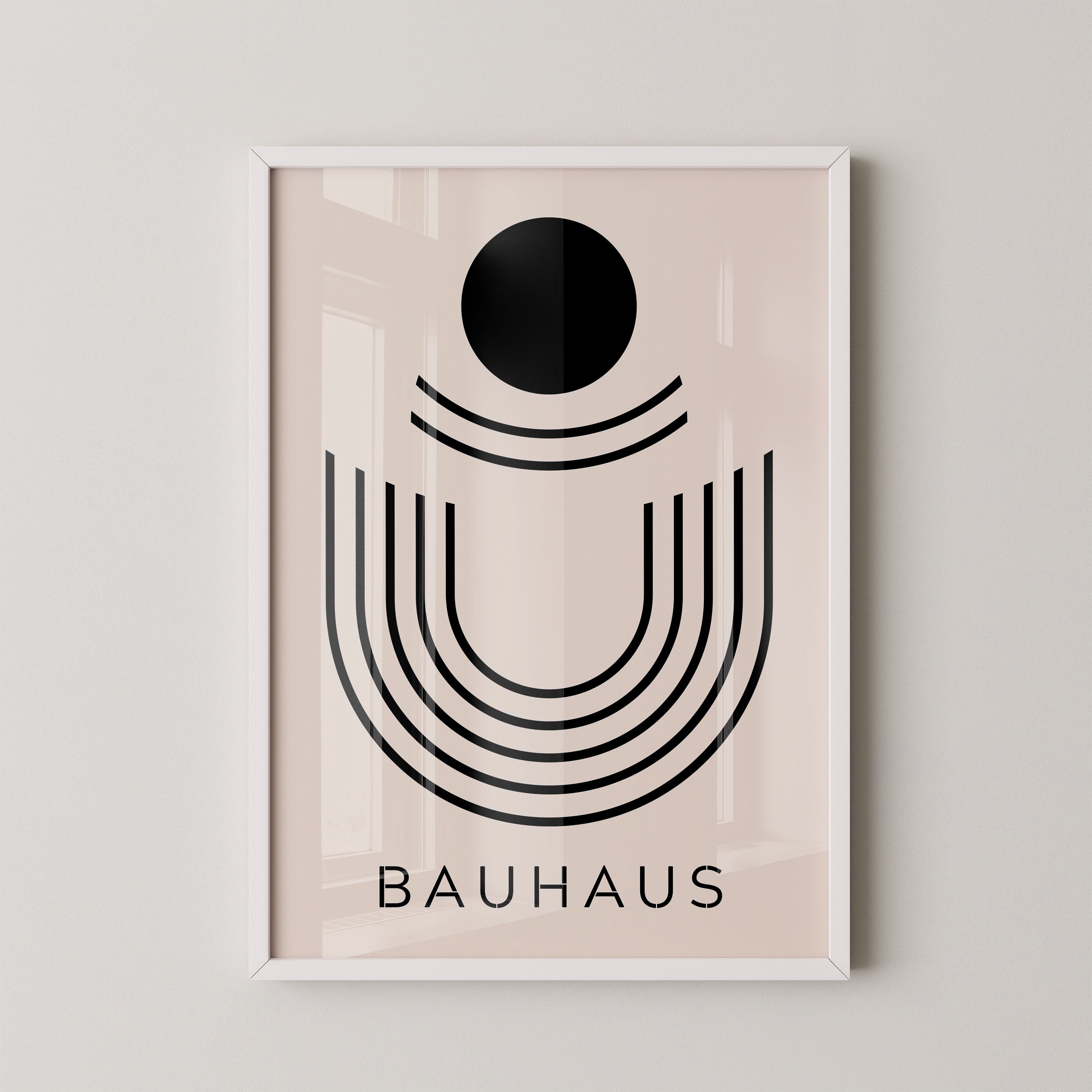 Bauhaus U-Form And Circle
