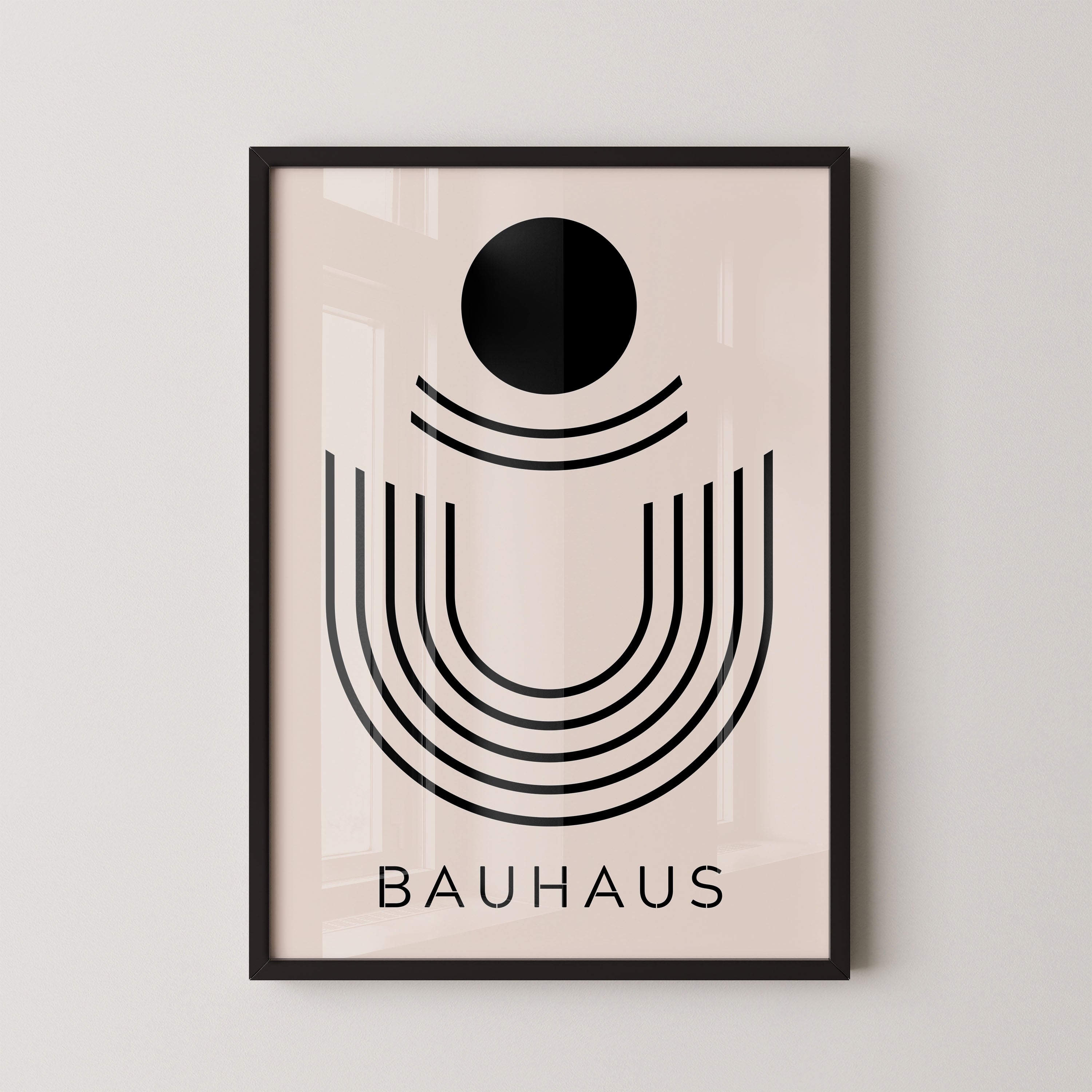 Bauhaus U-Form And Circle