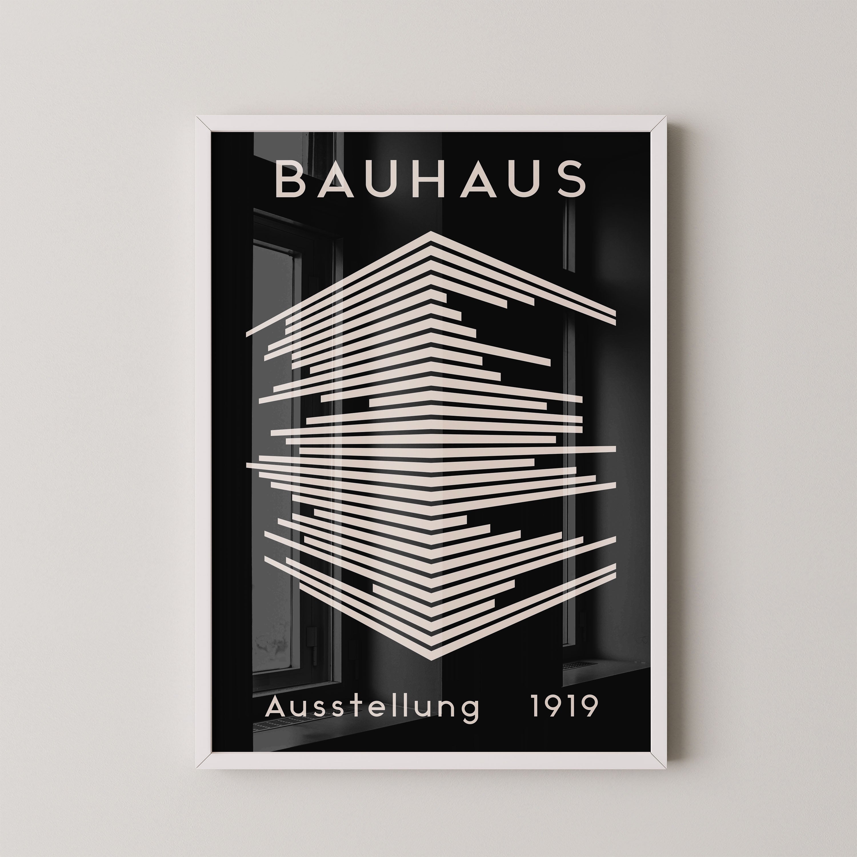 Bauhaus Linear Cube Geometry